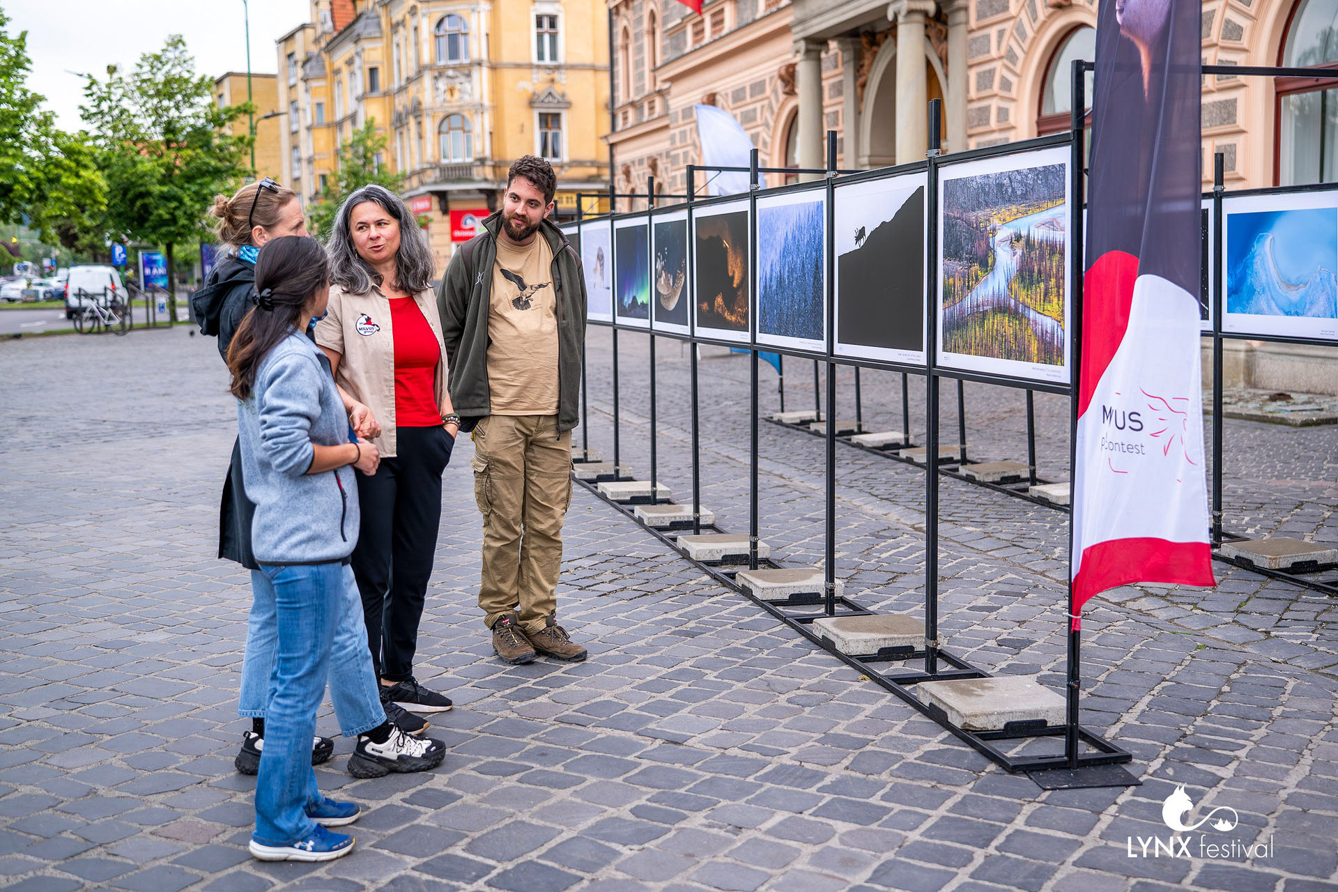Outdoor photo exhibition