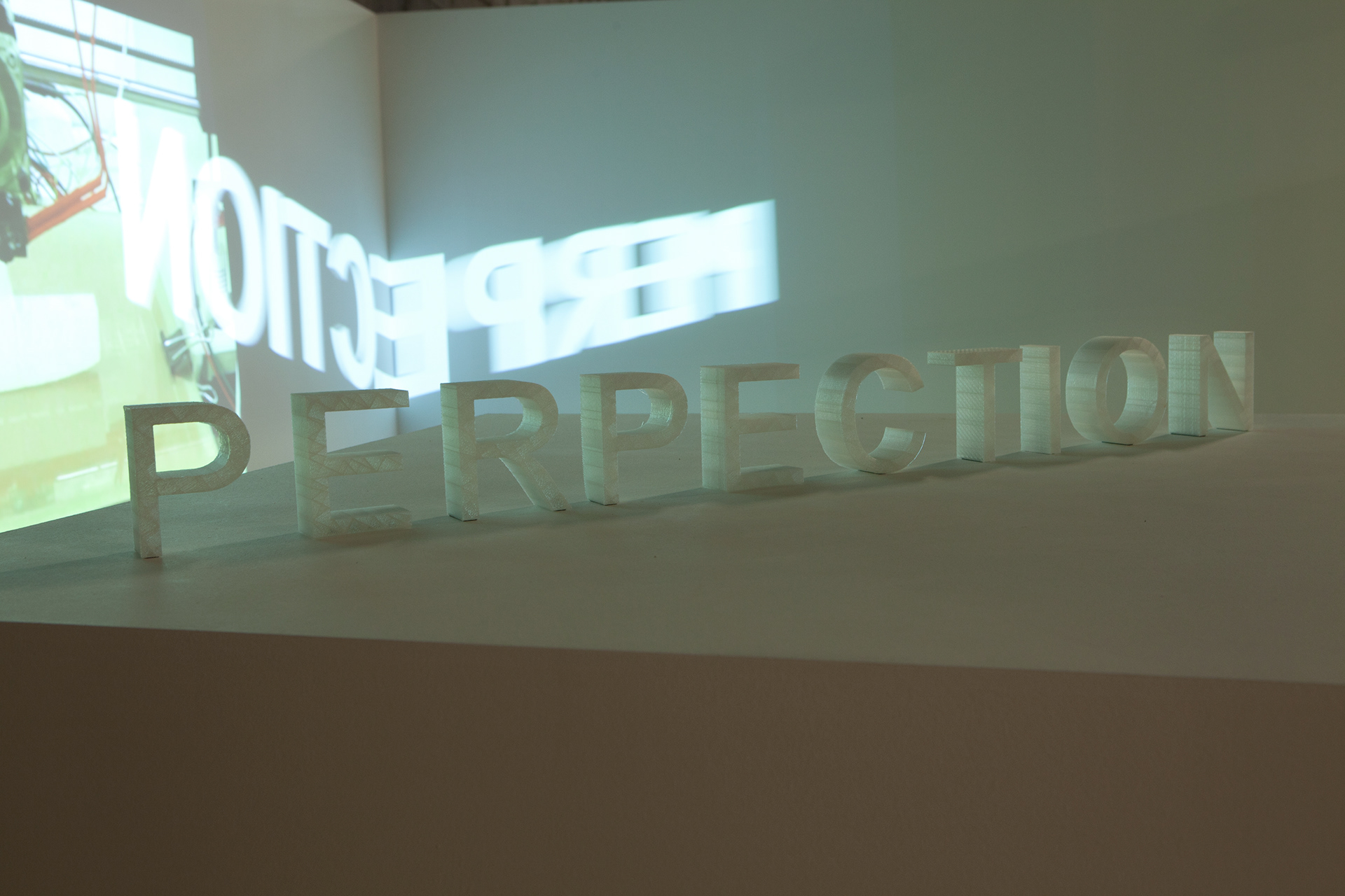 In search of the perfection, mixed media installation, dimensions variable, 2015