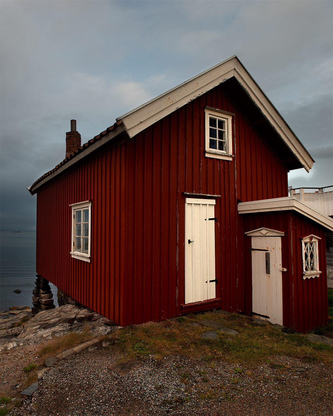 Cottage at the seaside, building technique
