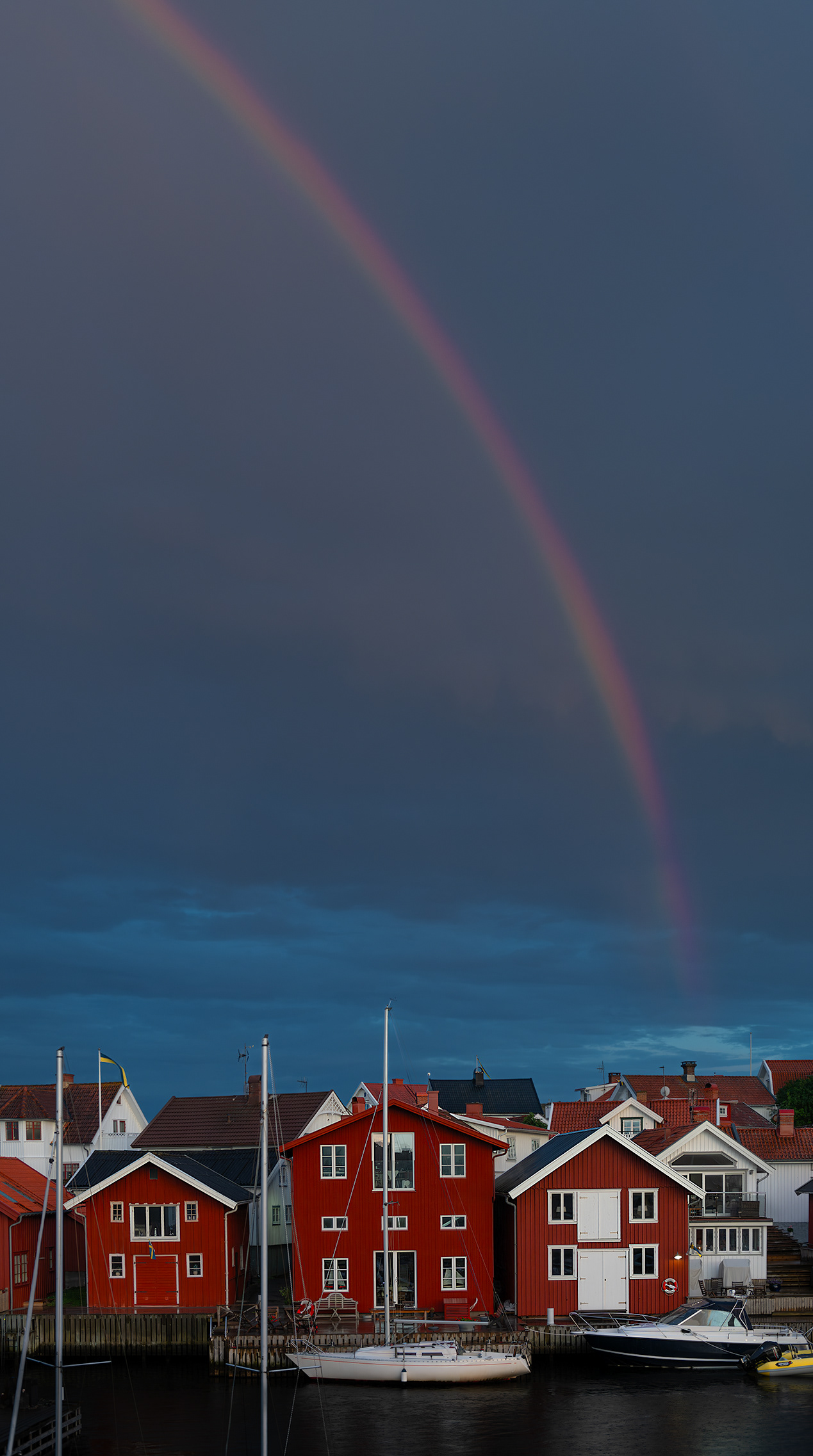Rainbow after thunderstorm.