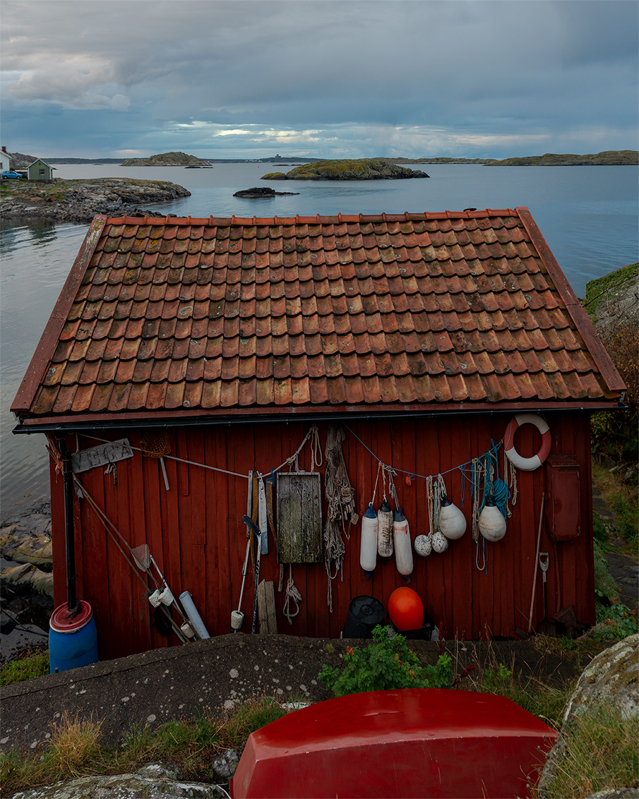 Fishing shed - essential fishing material.
