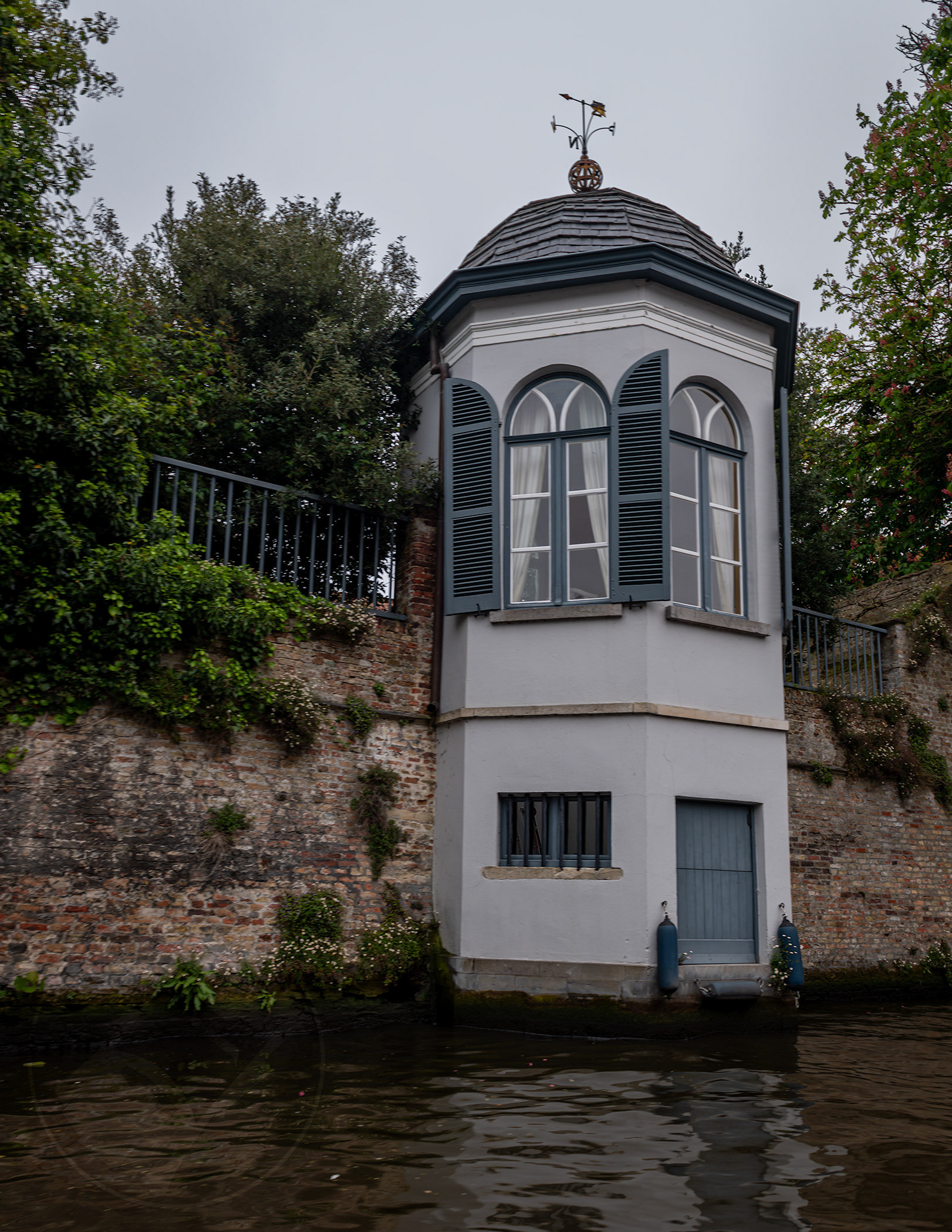 Small house in the canal.