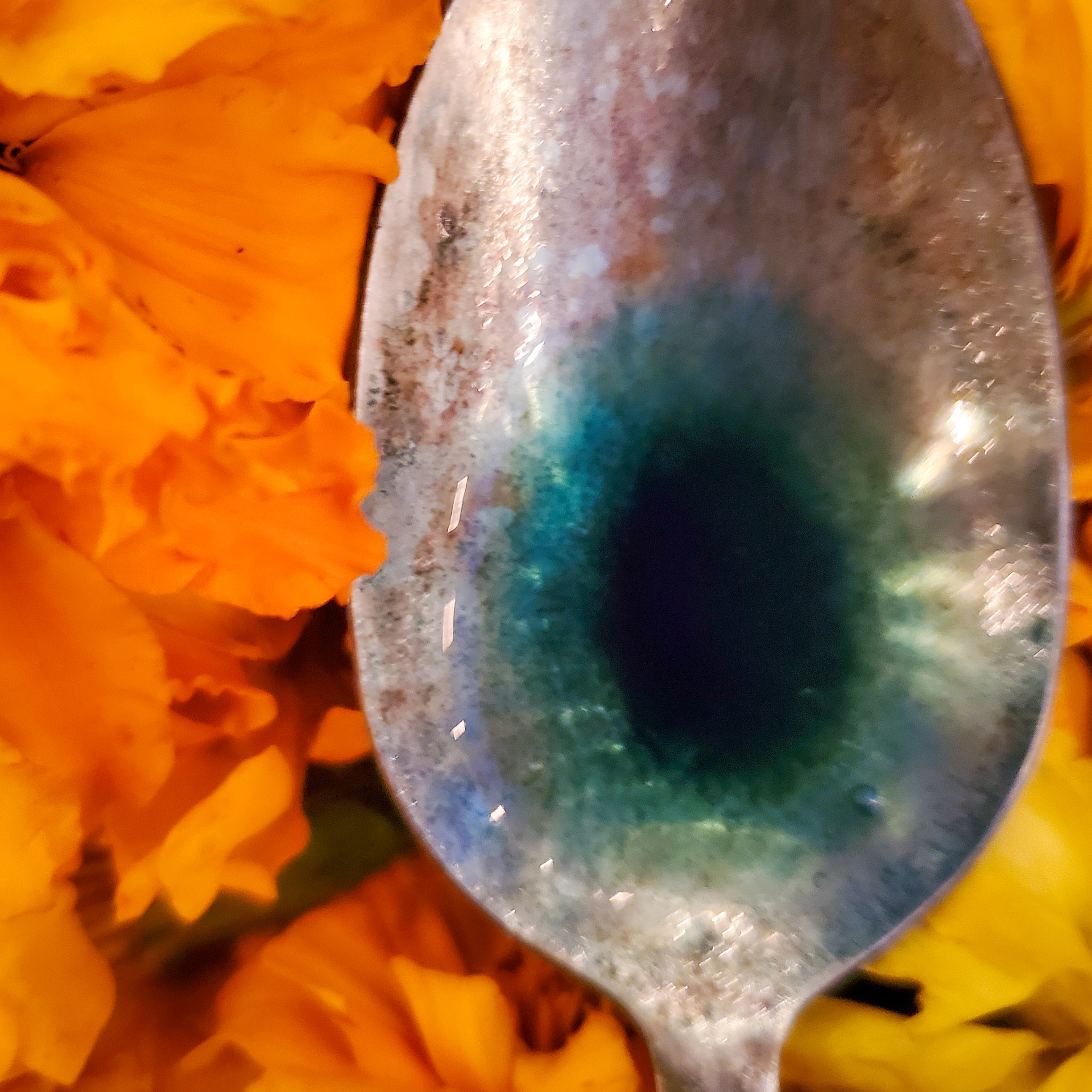 Indigo dye.
