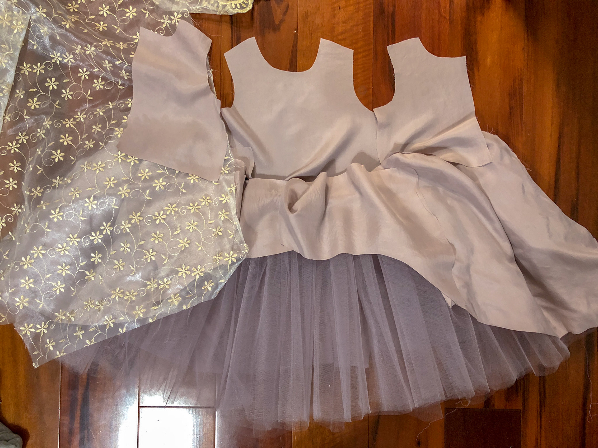 Dress construction.