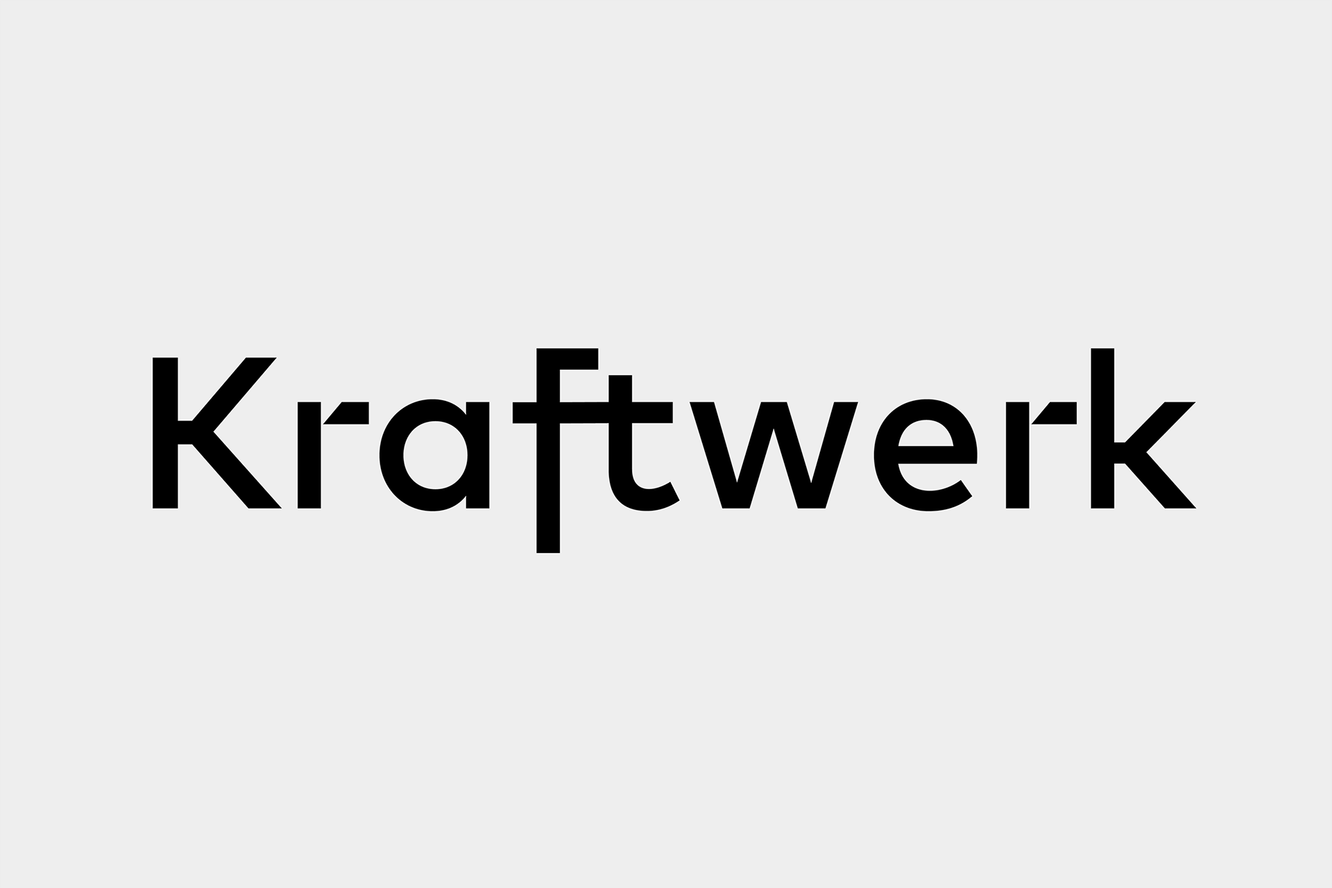 Kraftwerk Logo by Studio Lorenz Tschopp