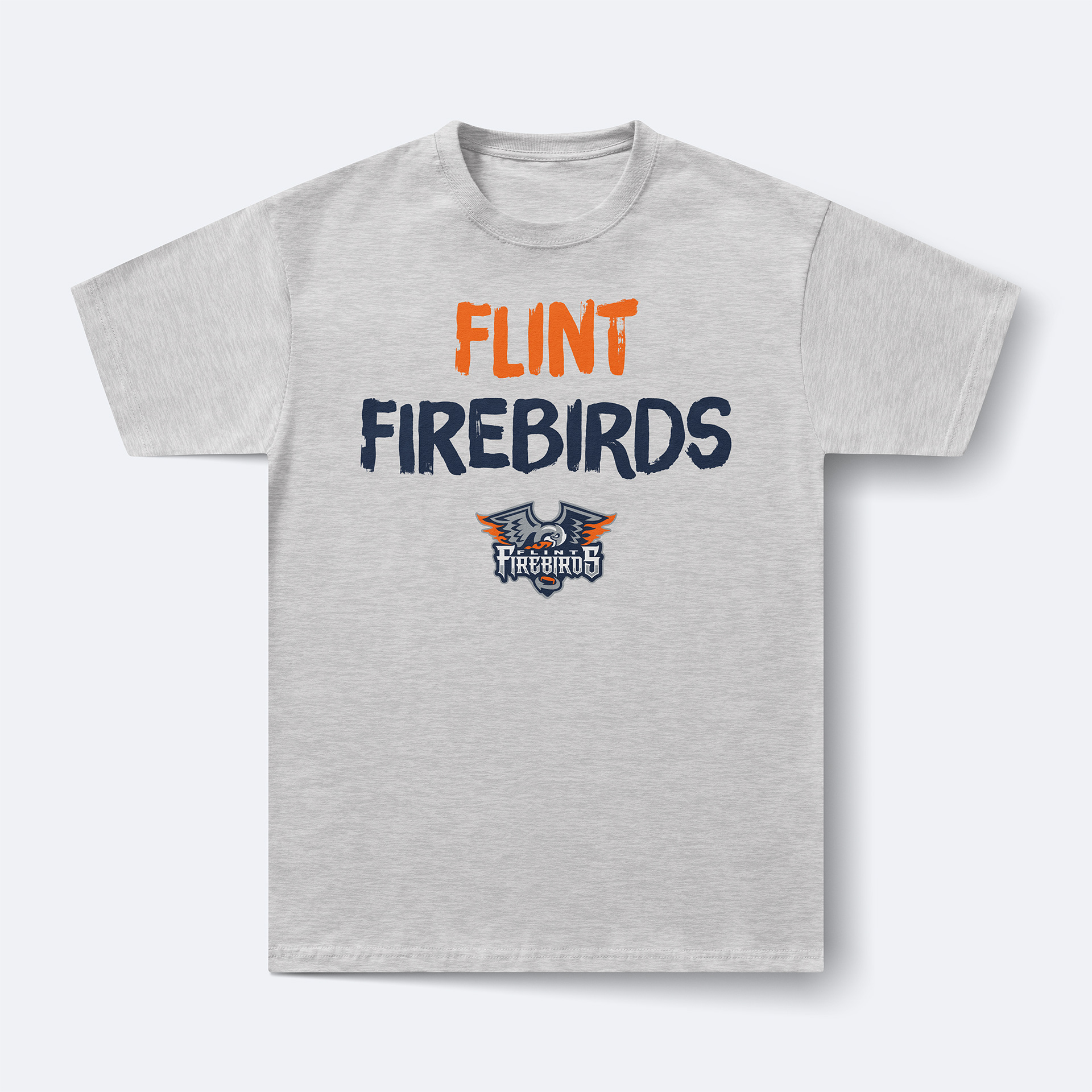 Kids "Flint Firebirds" shirt - Gray
