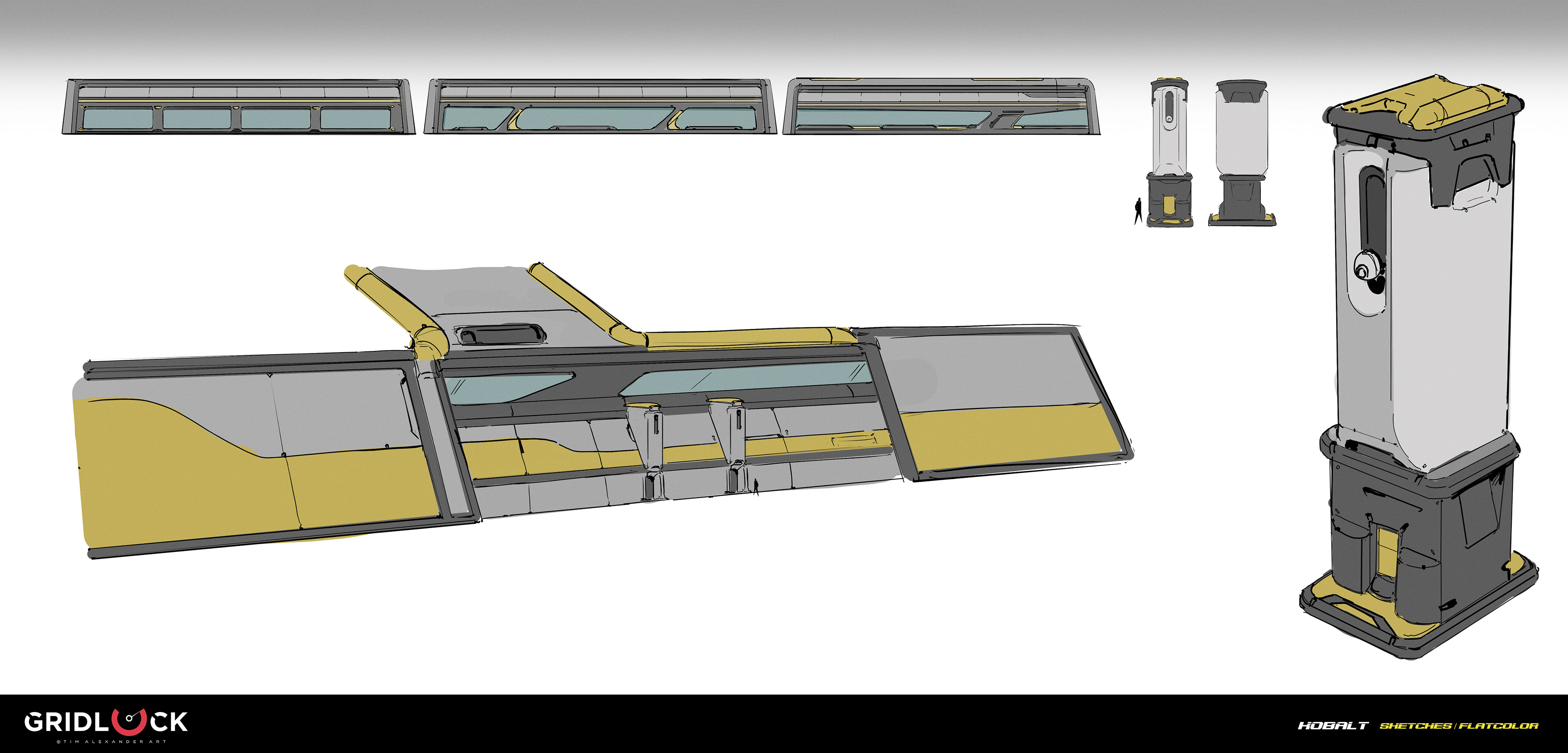 Sketching / Linework / Flatcolors