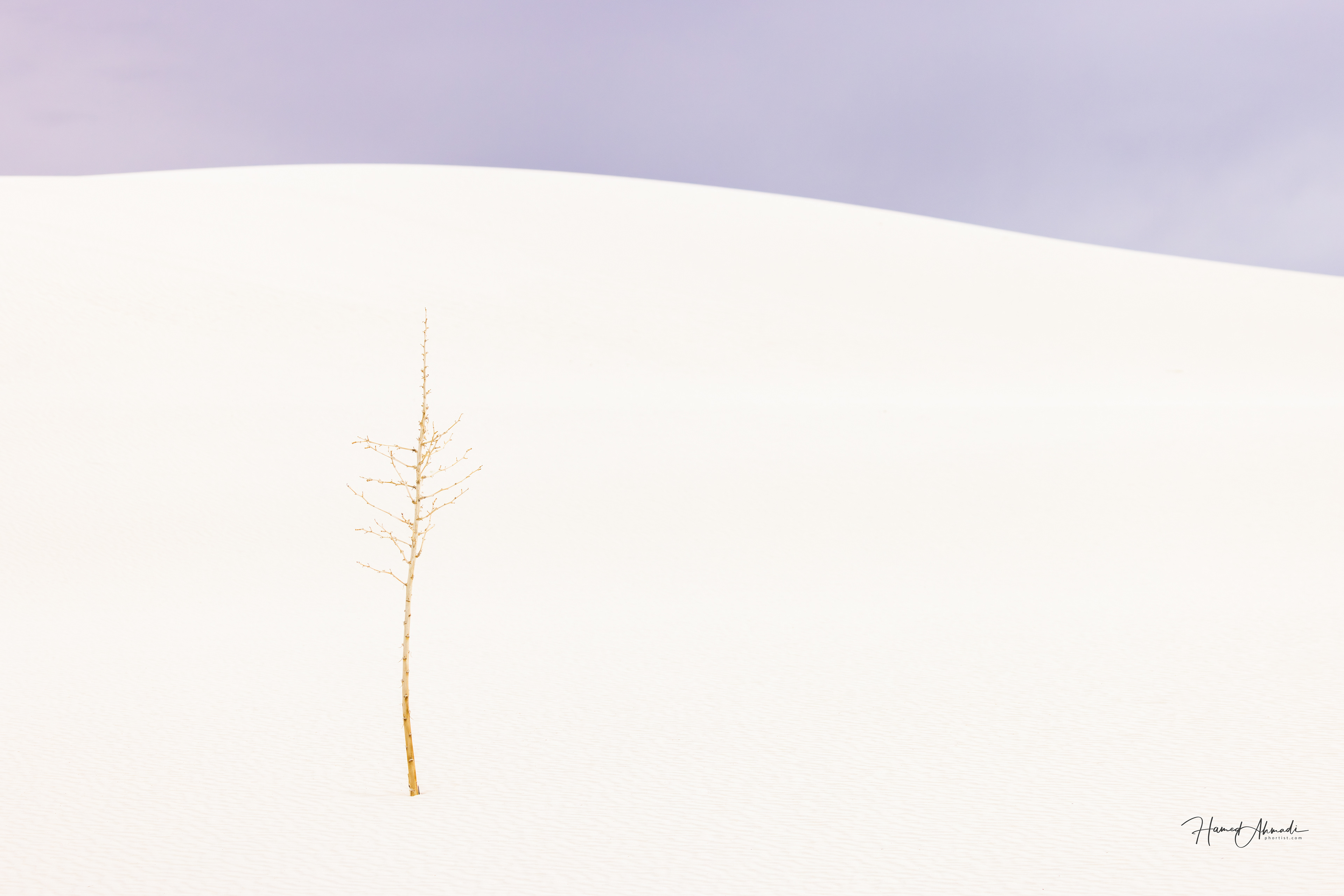 White Sand National Park at Sunset, New Mexico