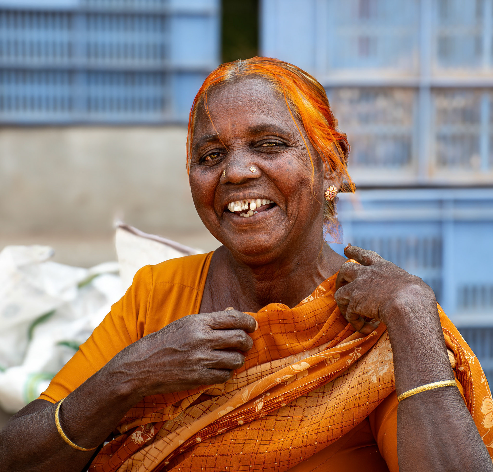 Dressed in orange • India