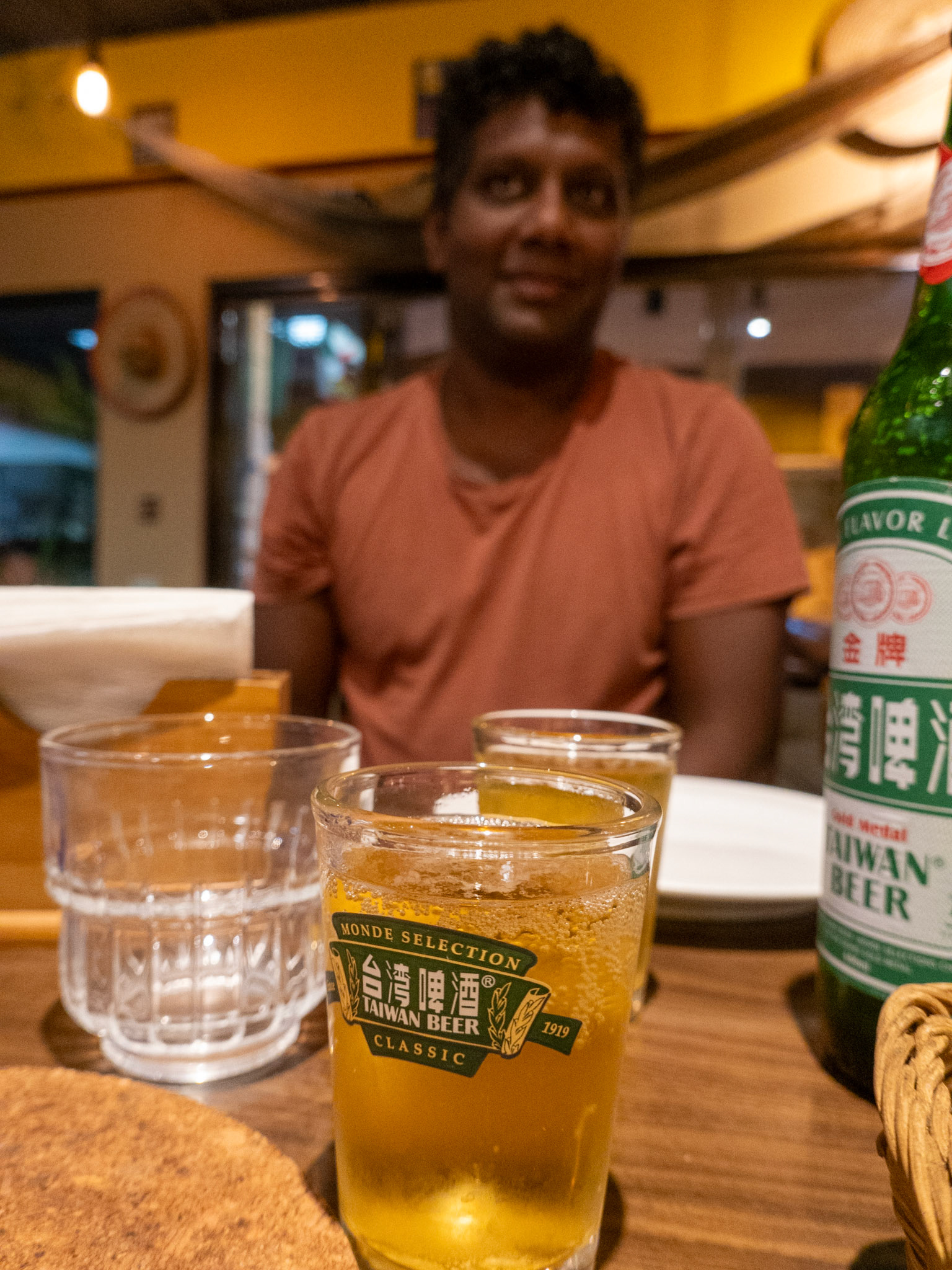 When in Taiwan, best to try the local beer.