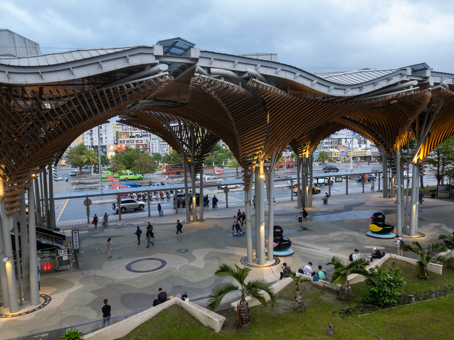 Hualien train station. 