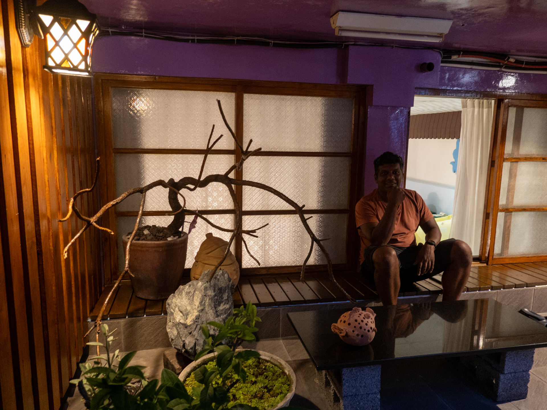 Our peaceful accomodation.