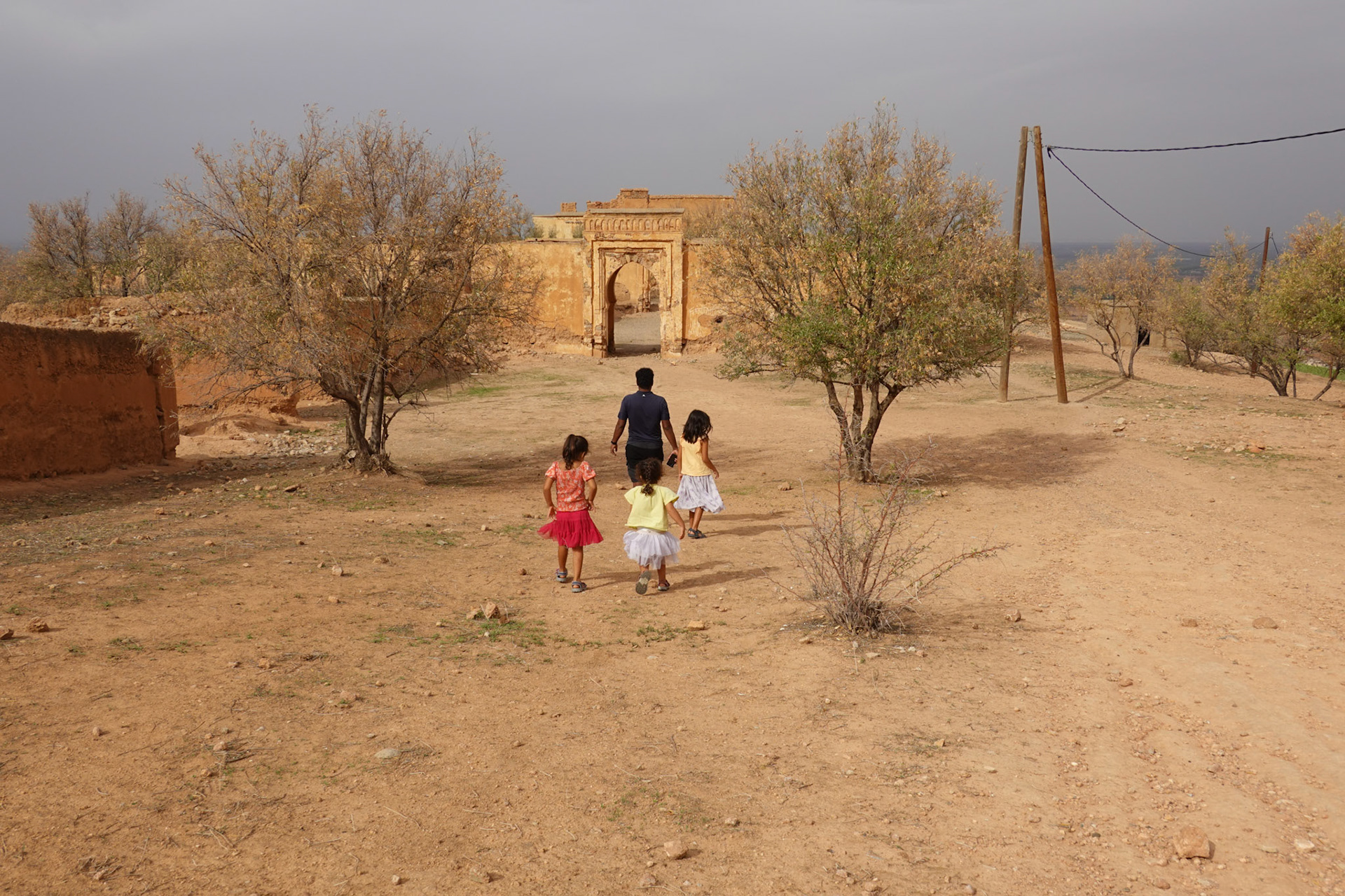 Off to explore the ruins