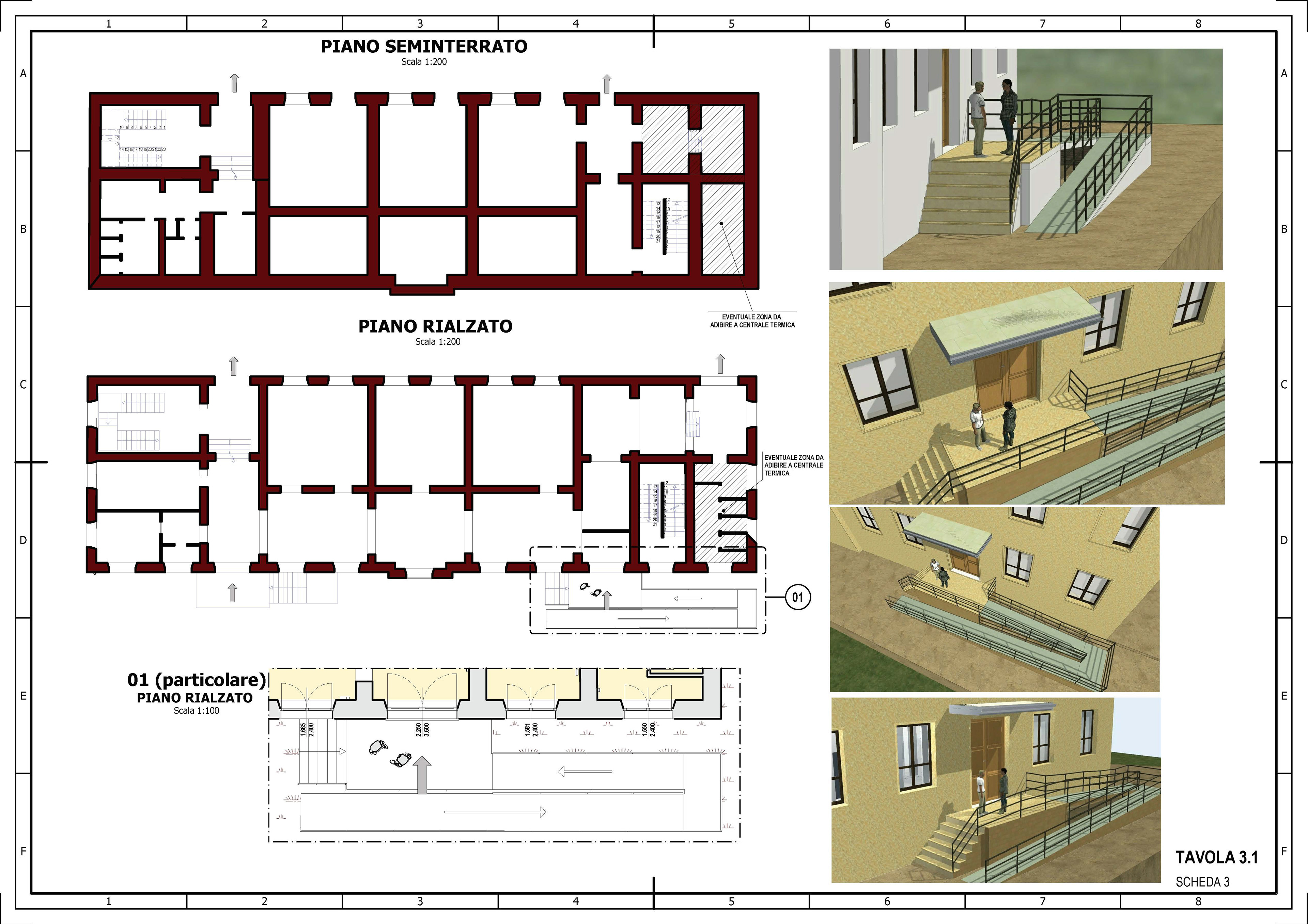 Esempio di elaborato tecnico particolareggiato destinato ad una Offerta Tecnica Migliorativa di una Gara d'Appalto