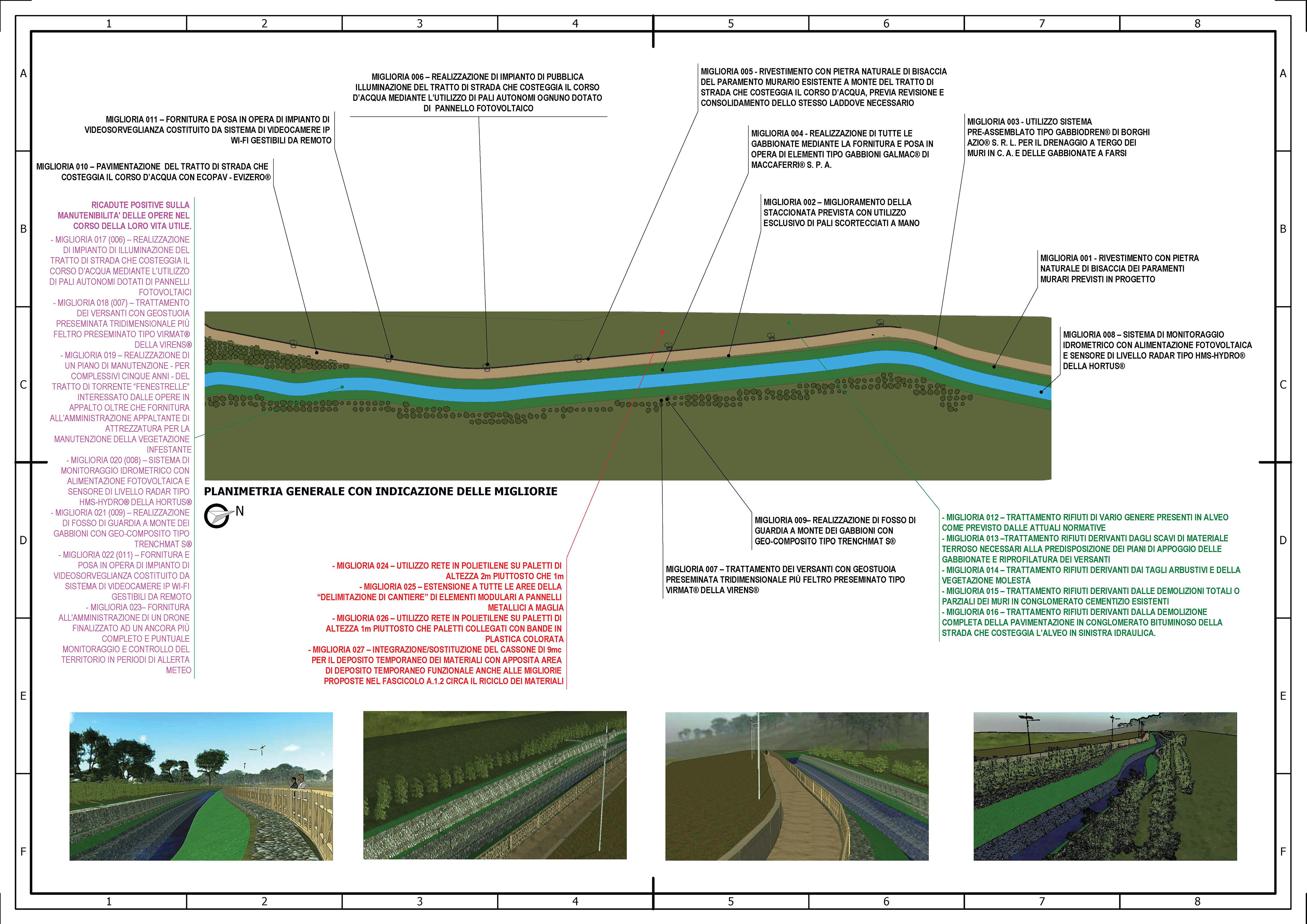 Esempio di elaborato tecnico particolareggiato destinato ad una Offerta Tecnica Migliorativa di una Gara d'Appalto