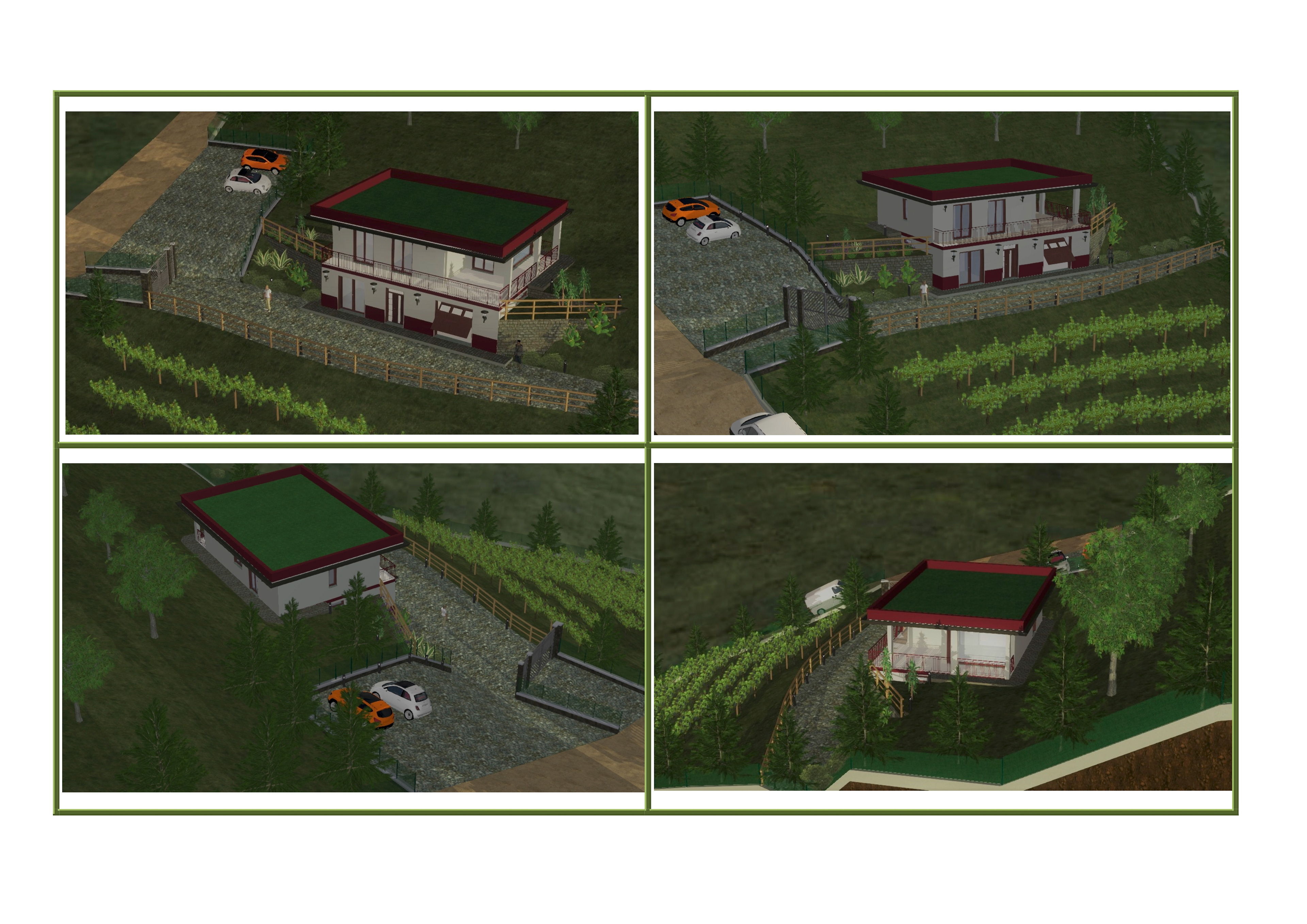 Elaborazione grafica tridimensionale e fotorealistica di un fabbricato realizzato nel Comune di Agropoli (SA)