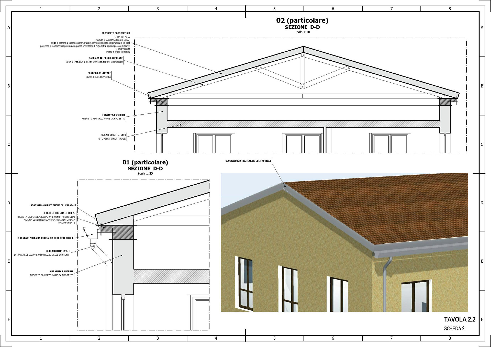 Esempio di elaborato tecnico particolareggiato destinato ad una Offerta Tecnica Migliorativa di una Gara d'Appalto