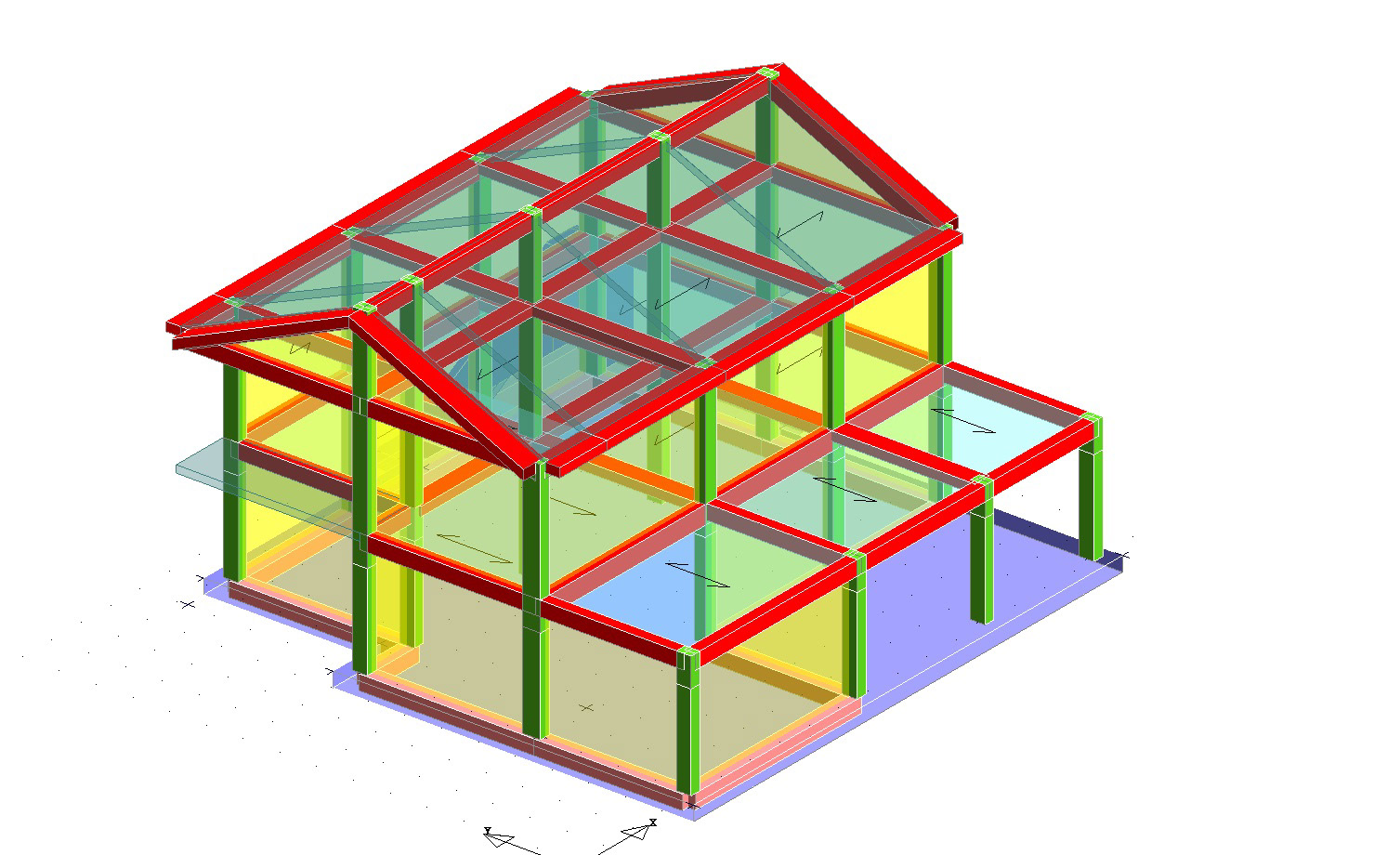 Studio strutturale tridimensionale di un fabbricato antisismico  realizzato nel Comune di Castellabate (SA)