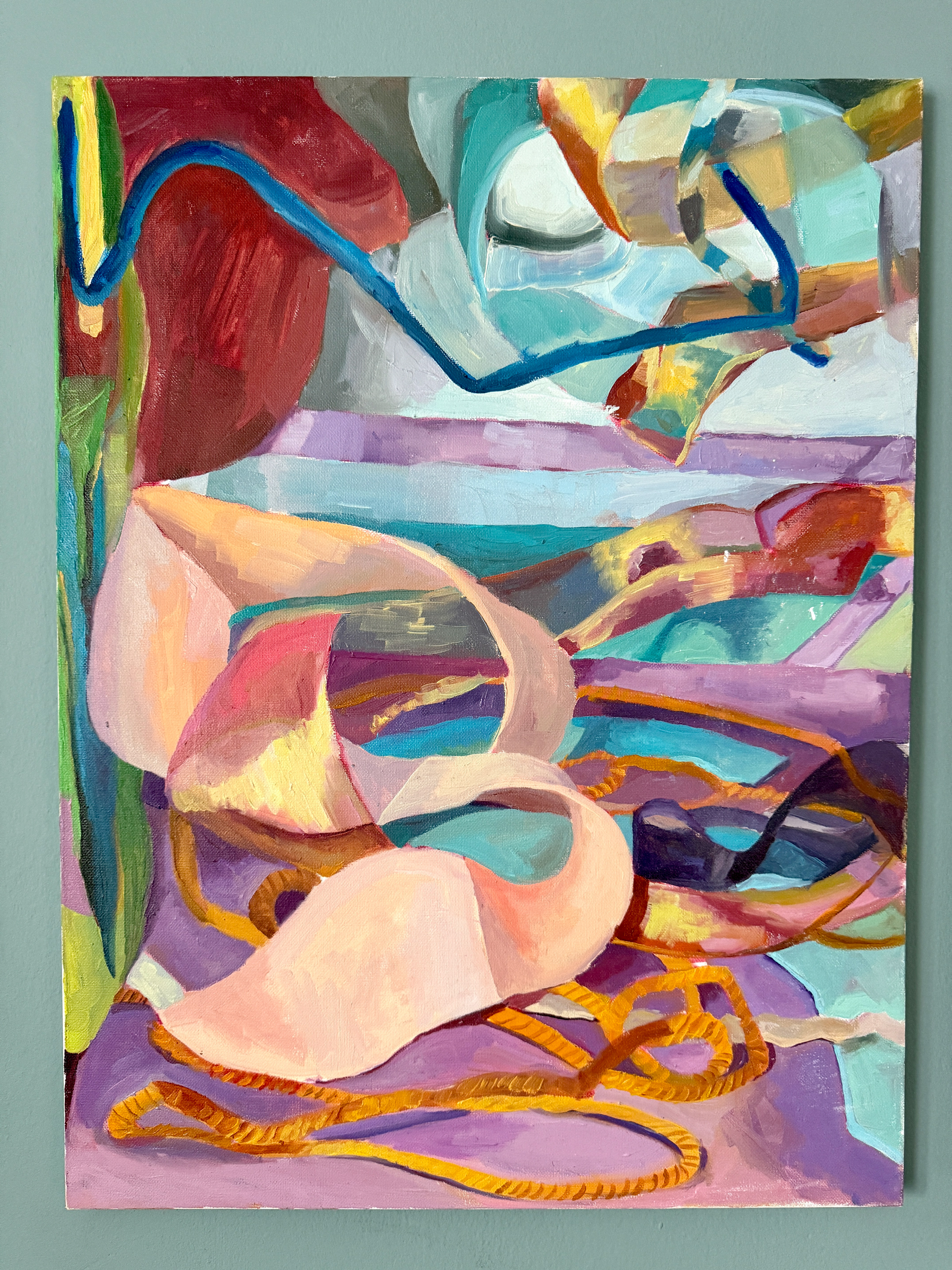 "Twins" (2) Oil on Canvas