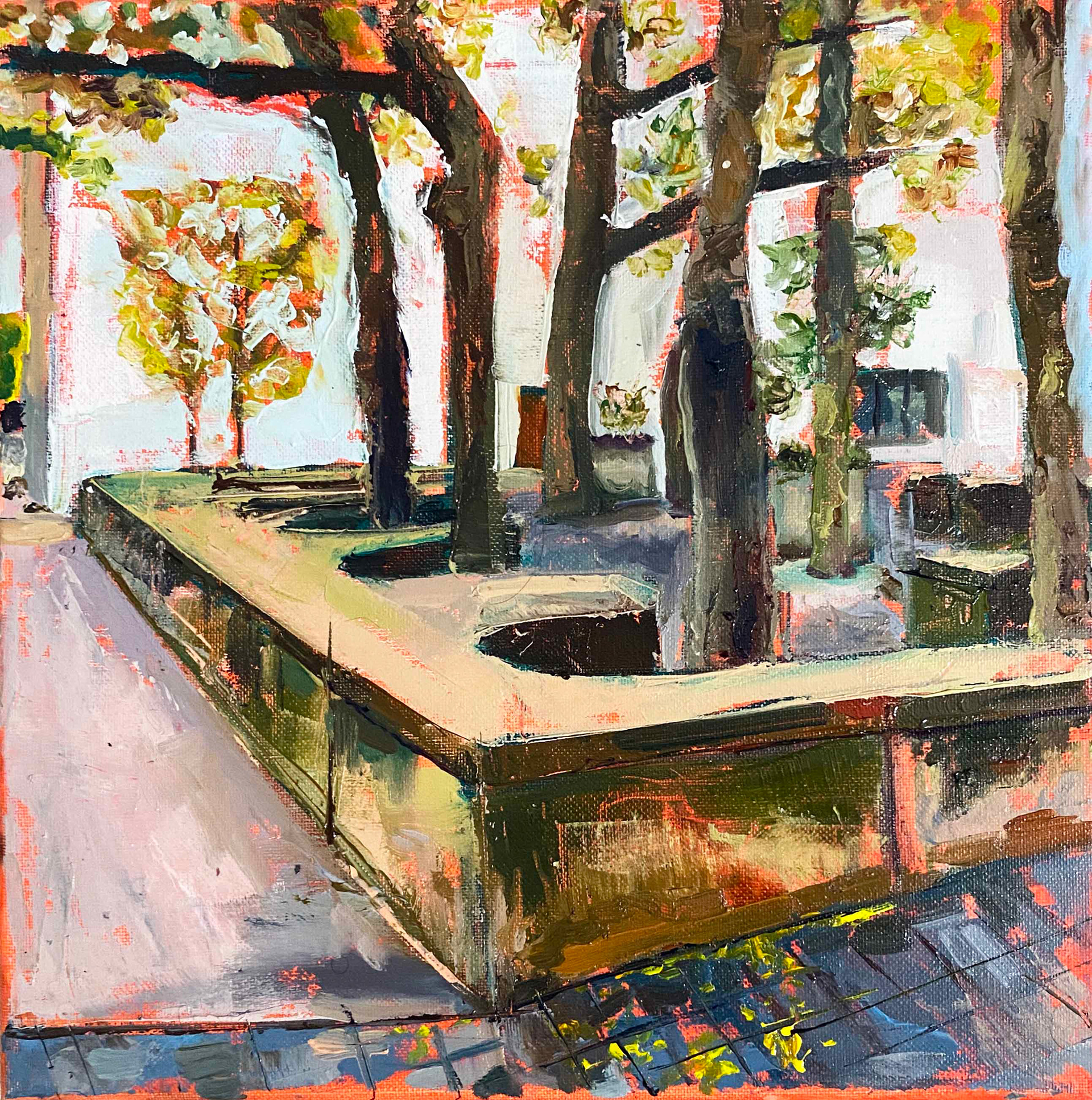 Untitled, oil on canvas, 12" x 12", 2020