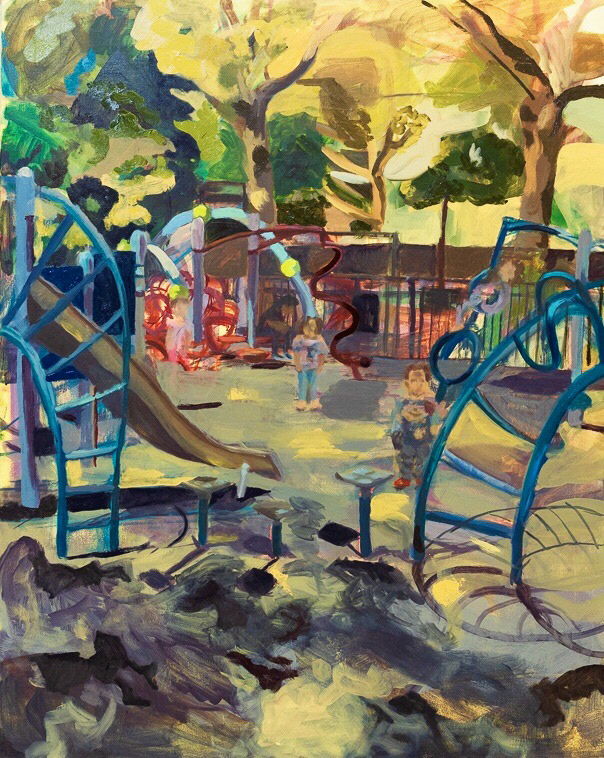 "Playground", oil on canvas, 24" x 30", 2019