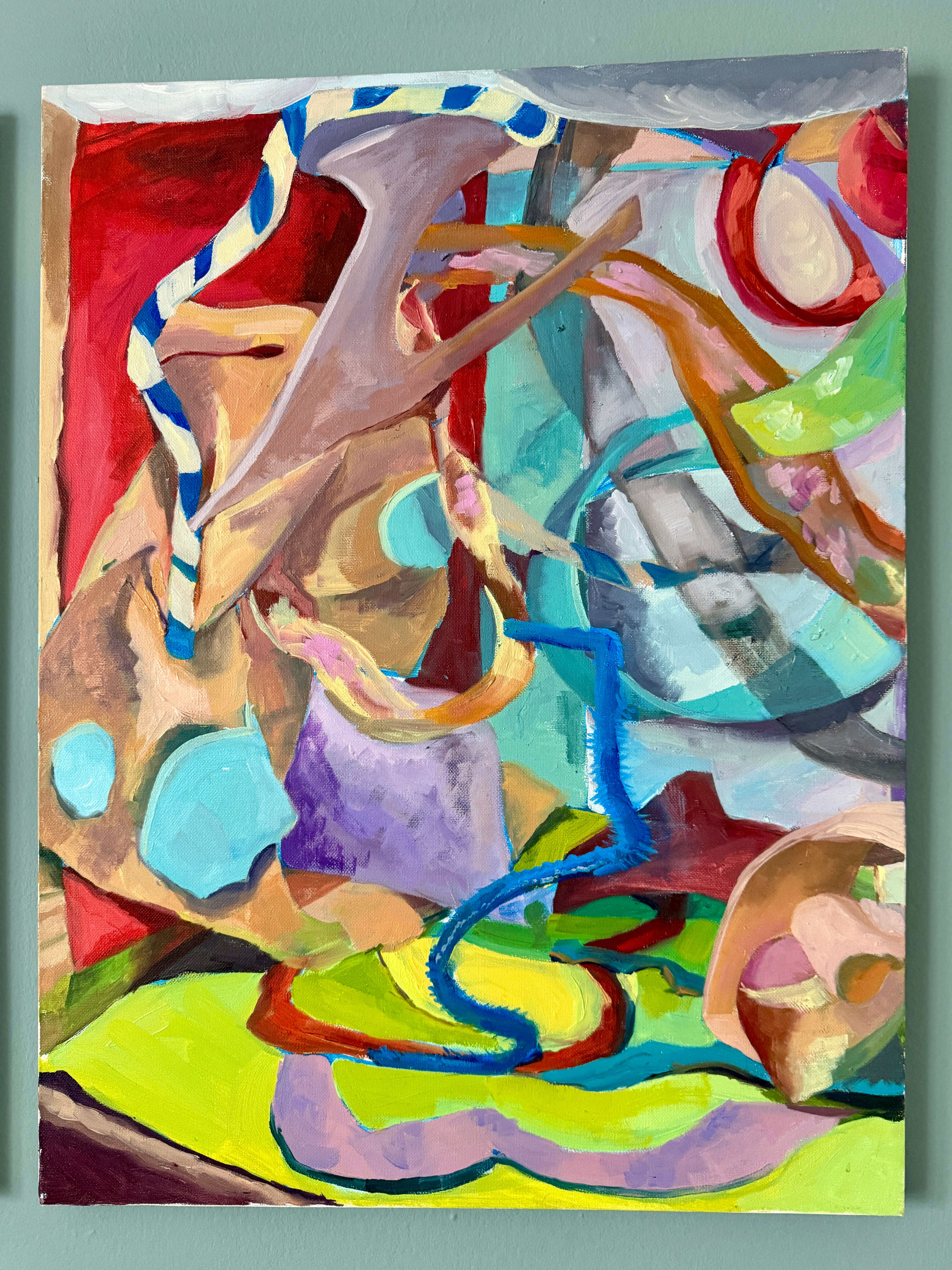 "Twins" (1) Oil on Canvas