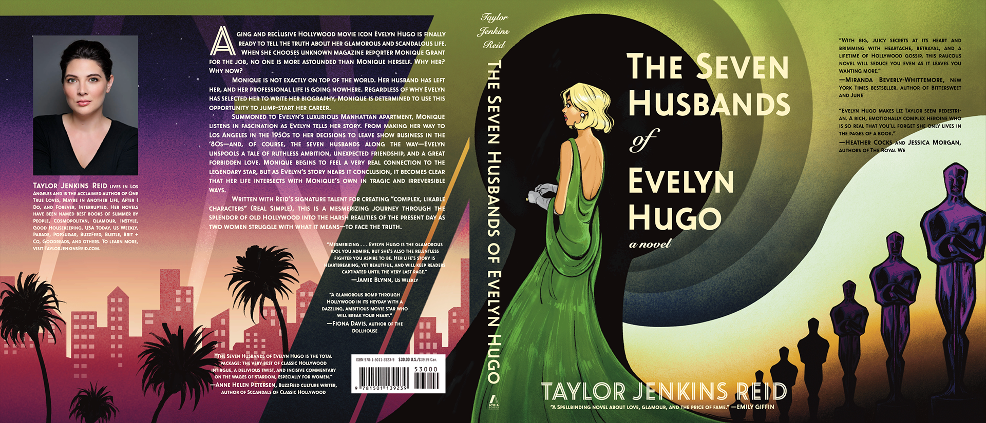 Book Cover Redesign "The Seven Husbands of Evelyn Hugo" by Taylor Jenkins Reid