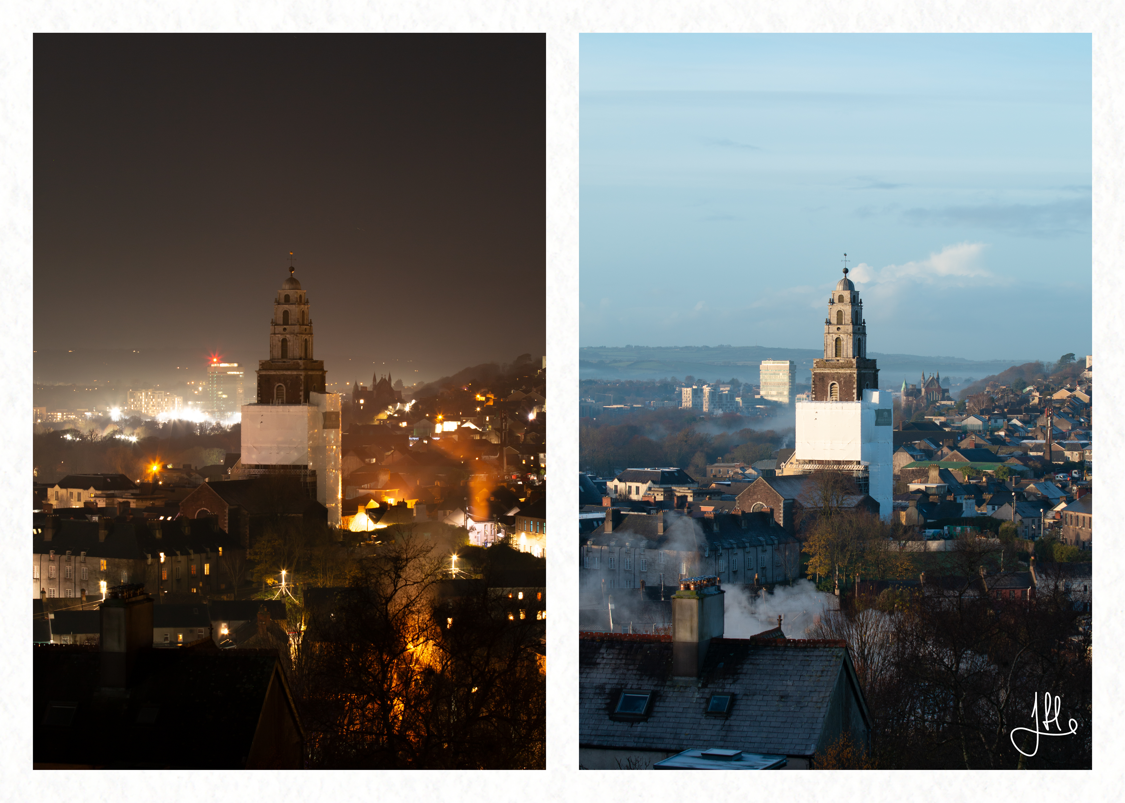 Shandon Bell Tower, viewed from the Bell’s Field