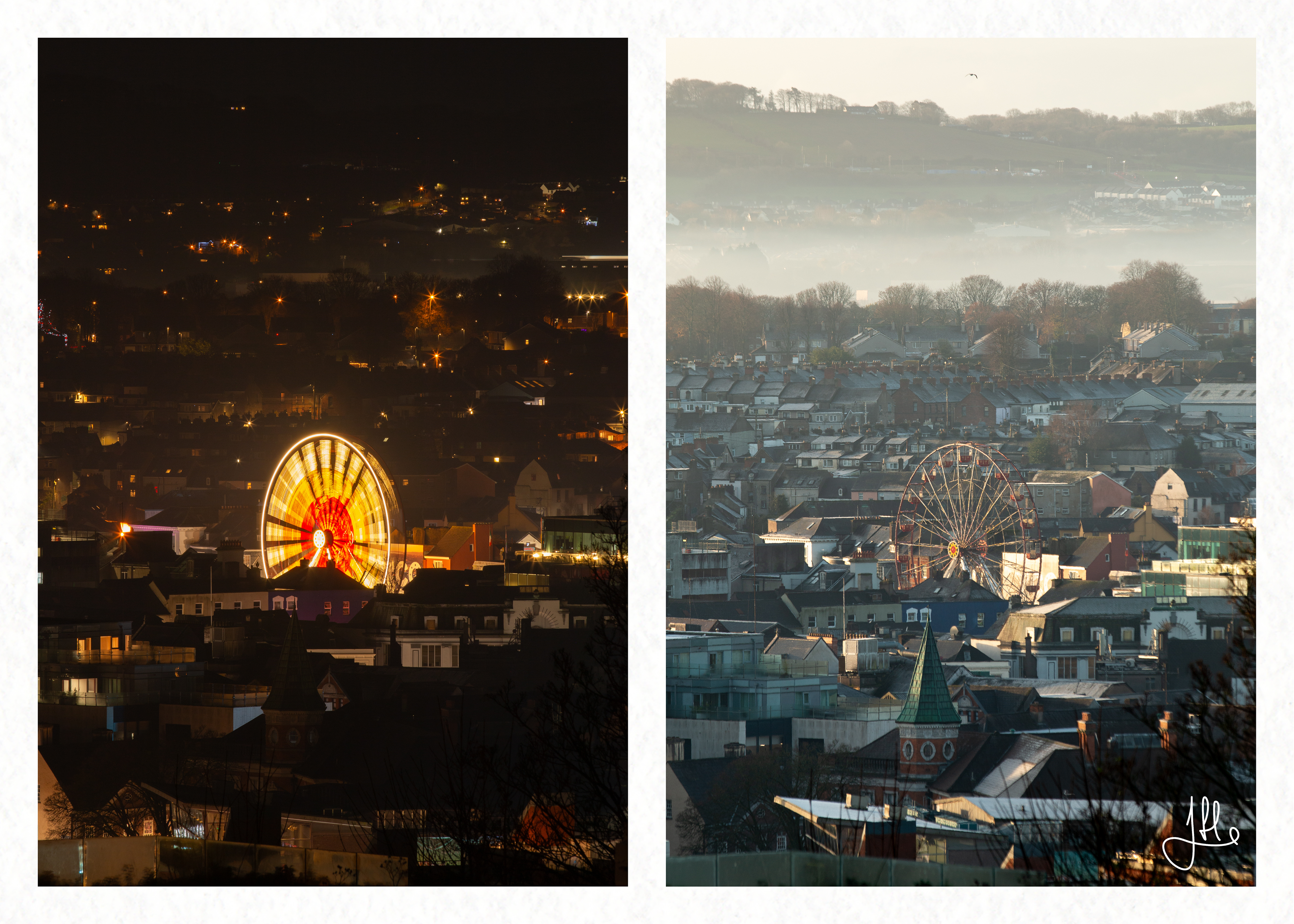 The Ferris Wheel, viewed from the Bell’s Field