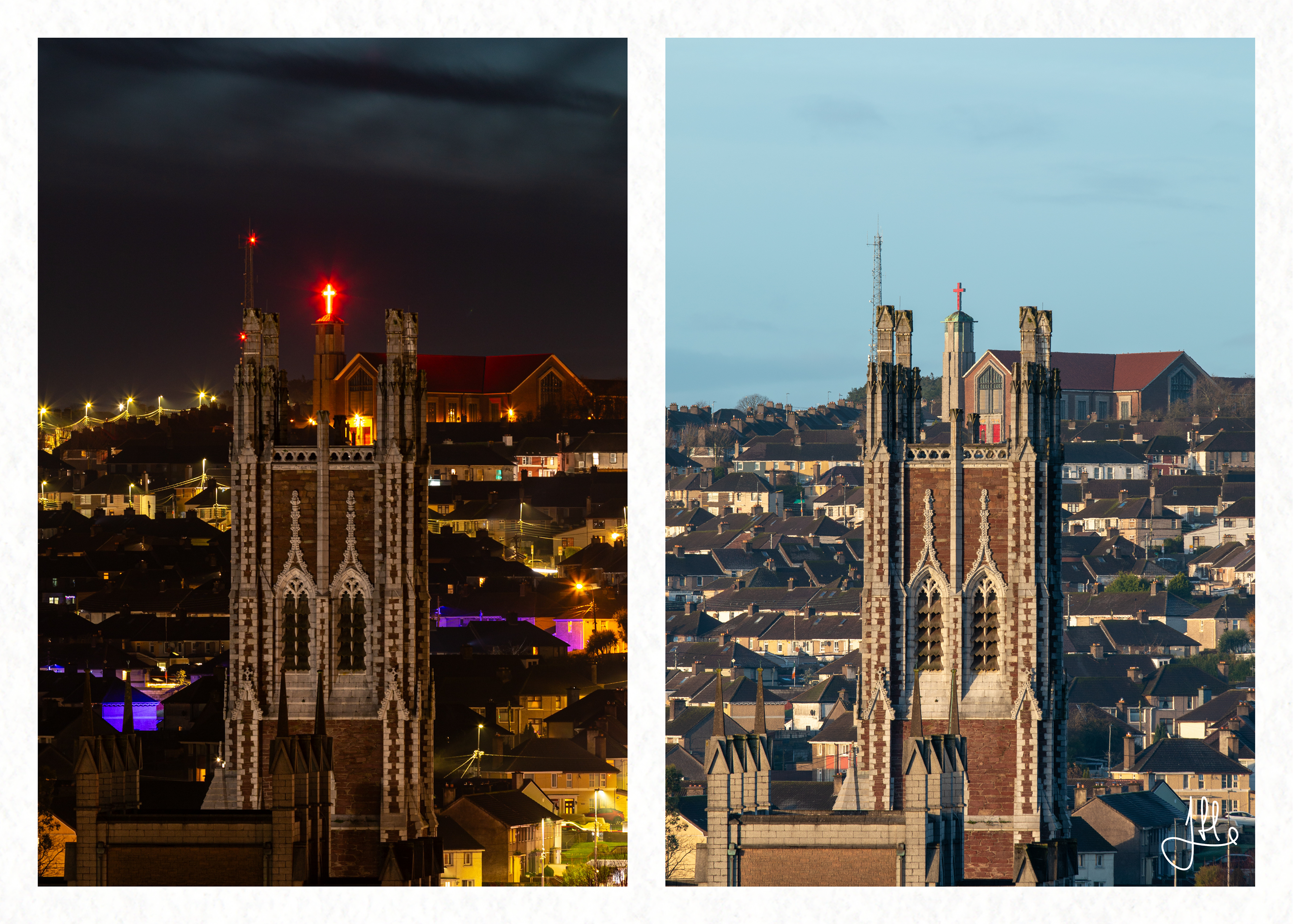 Alignment of the North Cathedral and the Roman Catholic Church of the Ascension