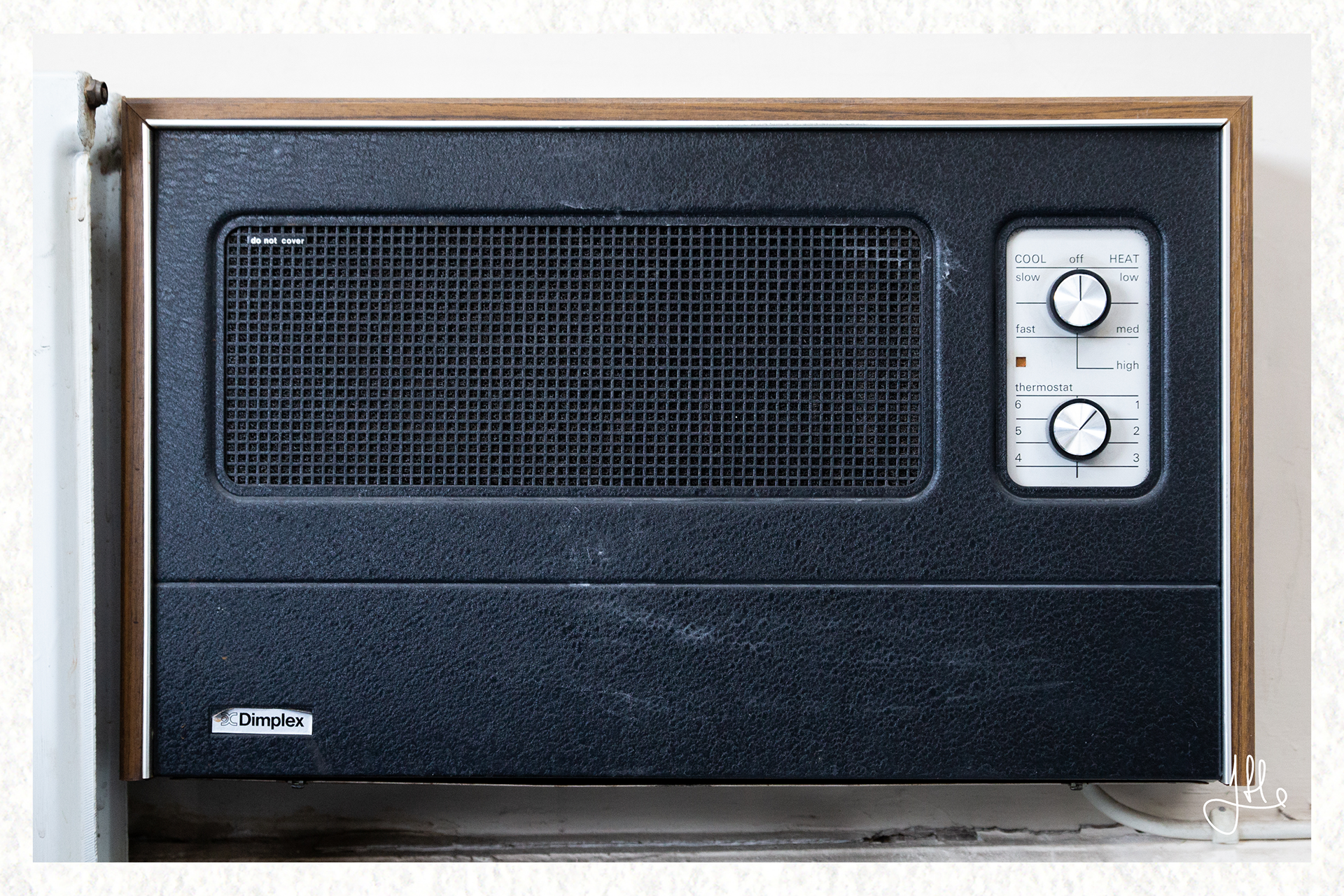 Old heater in the attic office