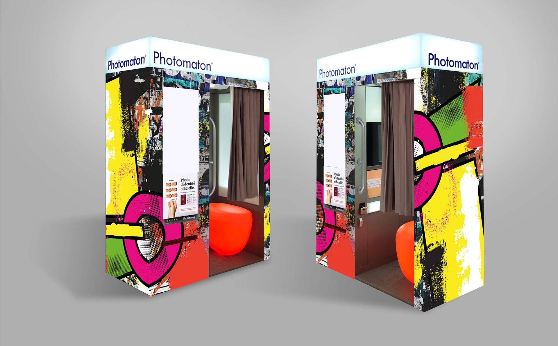 Maquette Photomaton Street Art