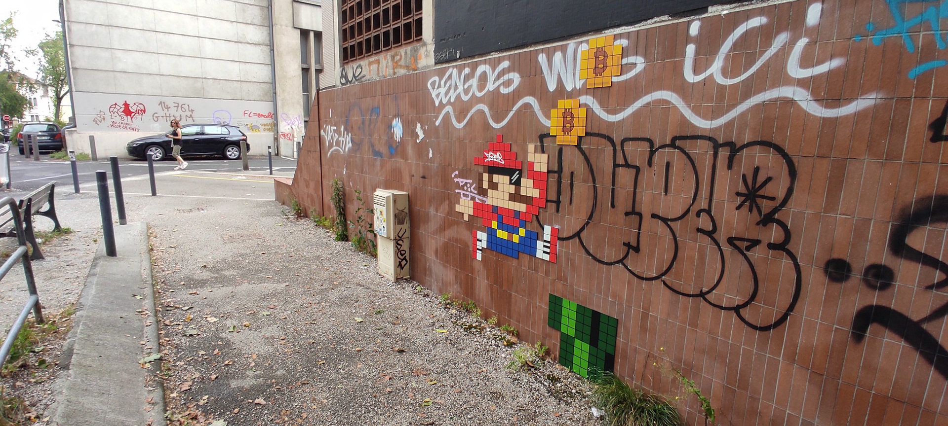 Mario Tramb - Plaques alu - Festival Street Art Grenoble 2022