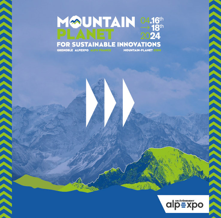 Création de la signalétique du salon Mountain Planet 2024 - Grenoble