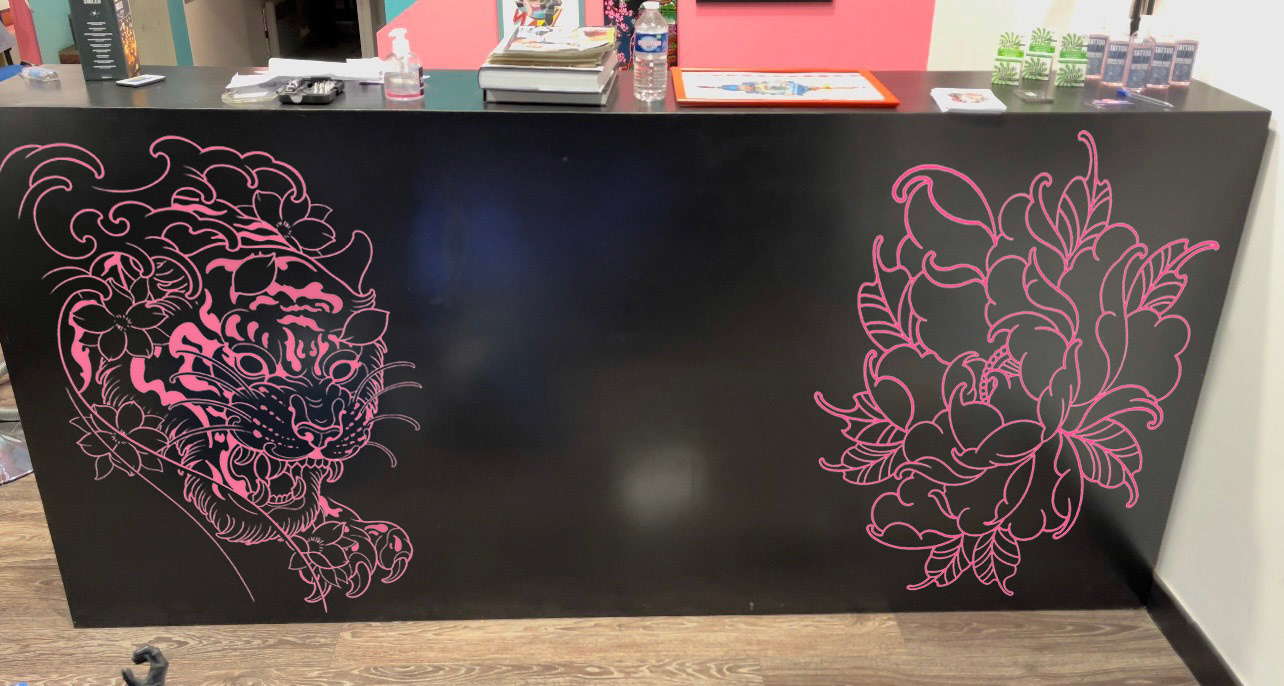 Décor banque Tattoo