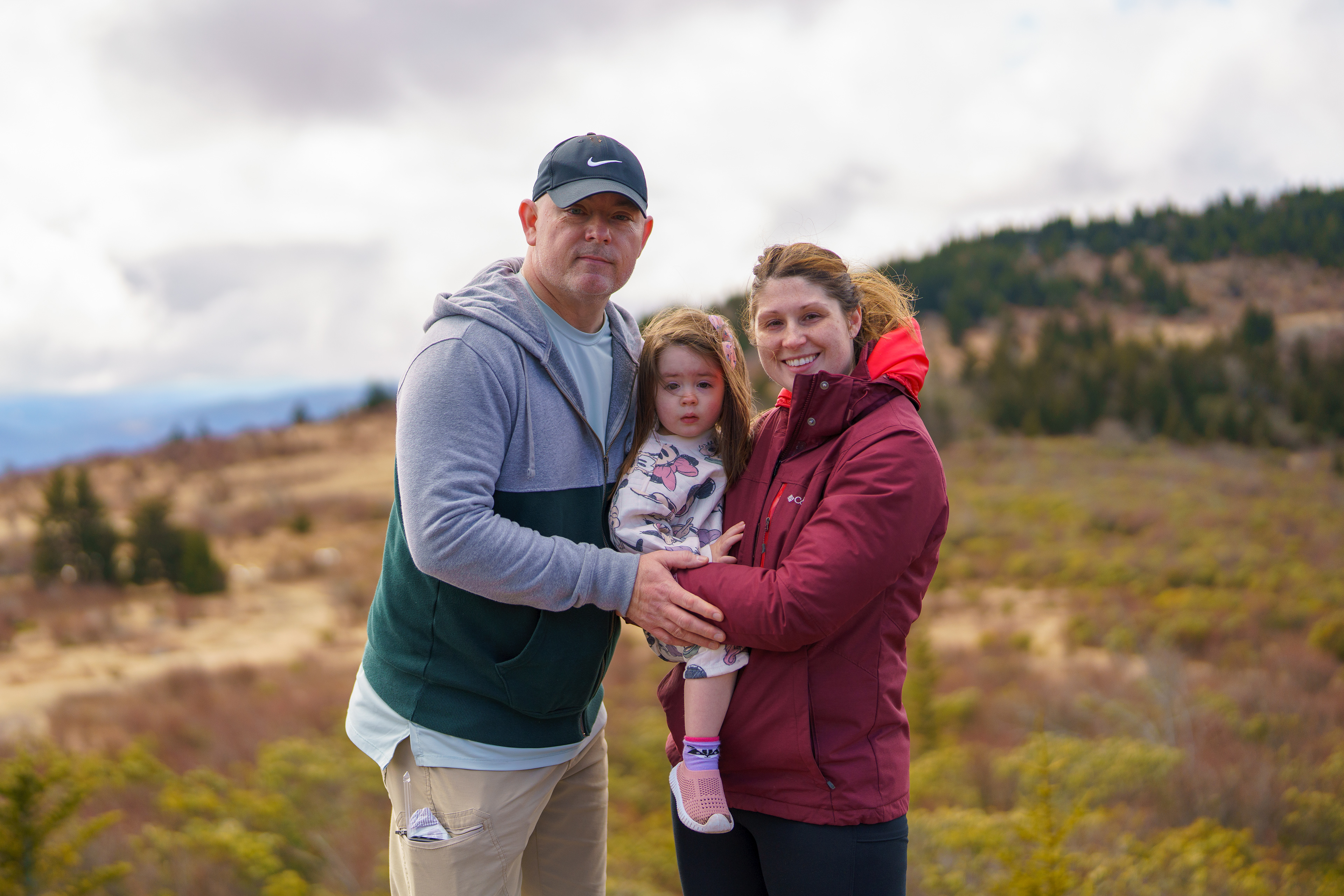 Dad, Izzy, and Momma