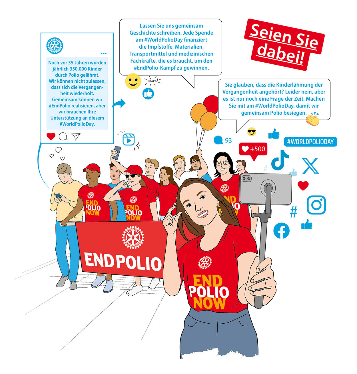 #EndPolio-Influencer*in gesucht – Rotary Magazin 10 | 2023