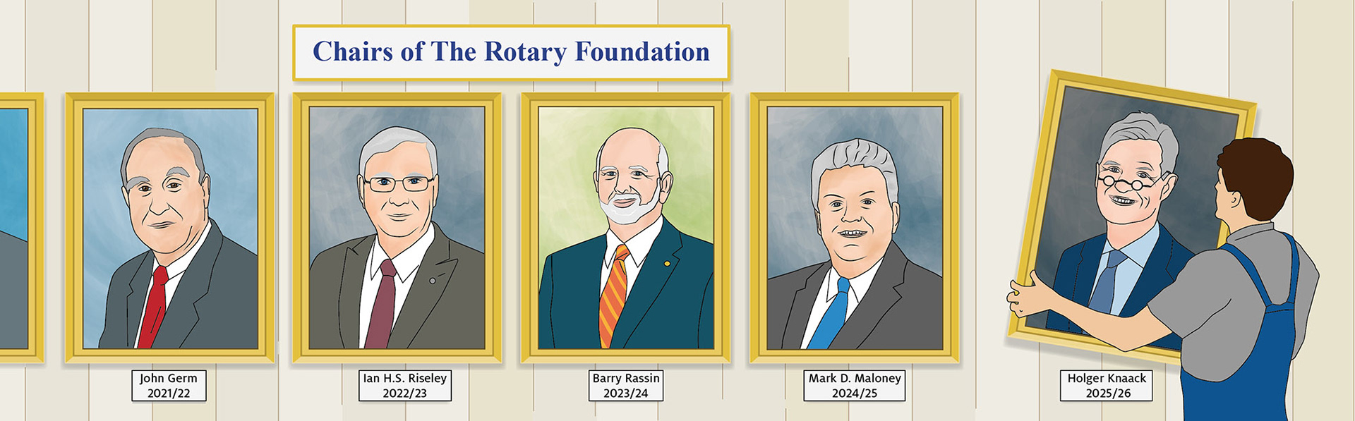 Chairs of the Rotary Foundation – Rotary Magazin 11 | 2024
