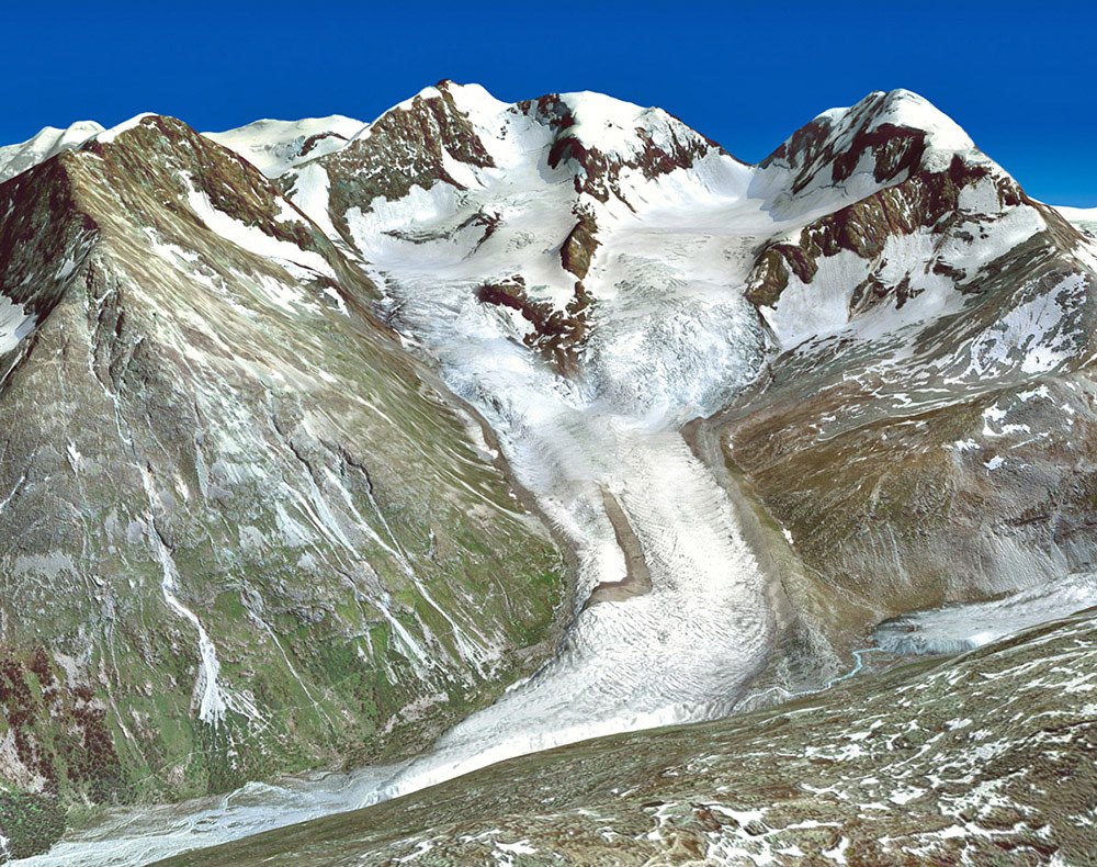GLETSCHER - vor 120 Jahren
