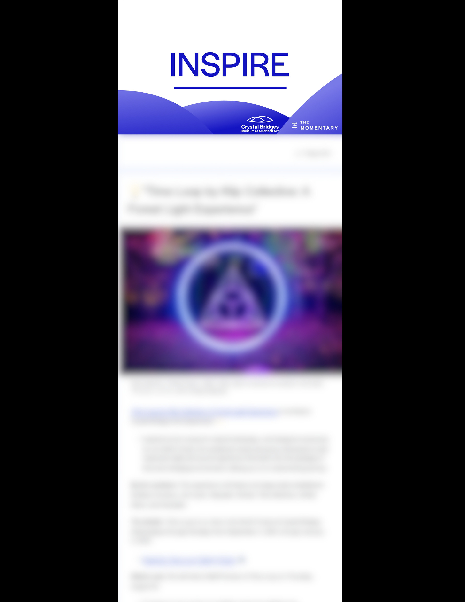 "Inspire" header in context