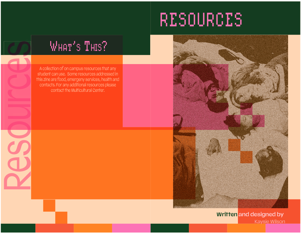 Front and back cover of resource guide