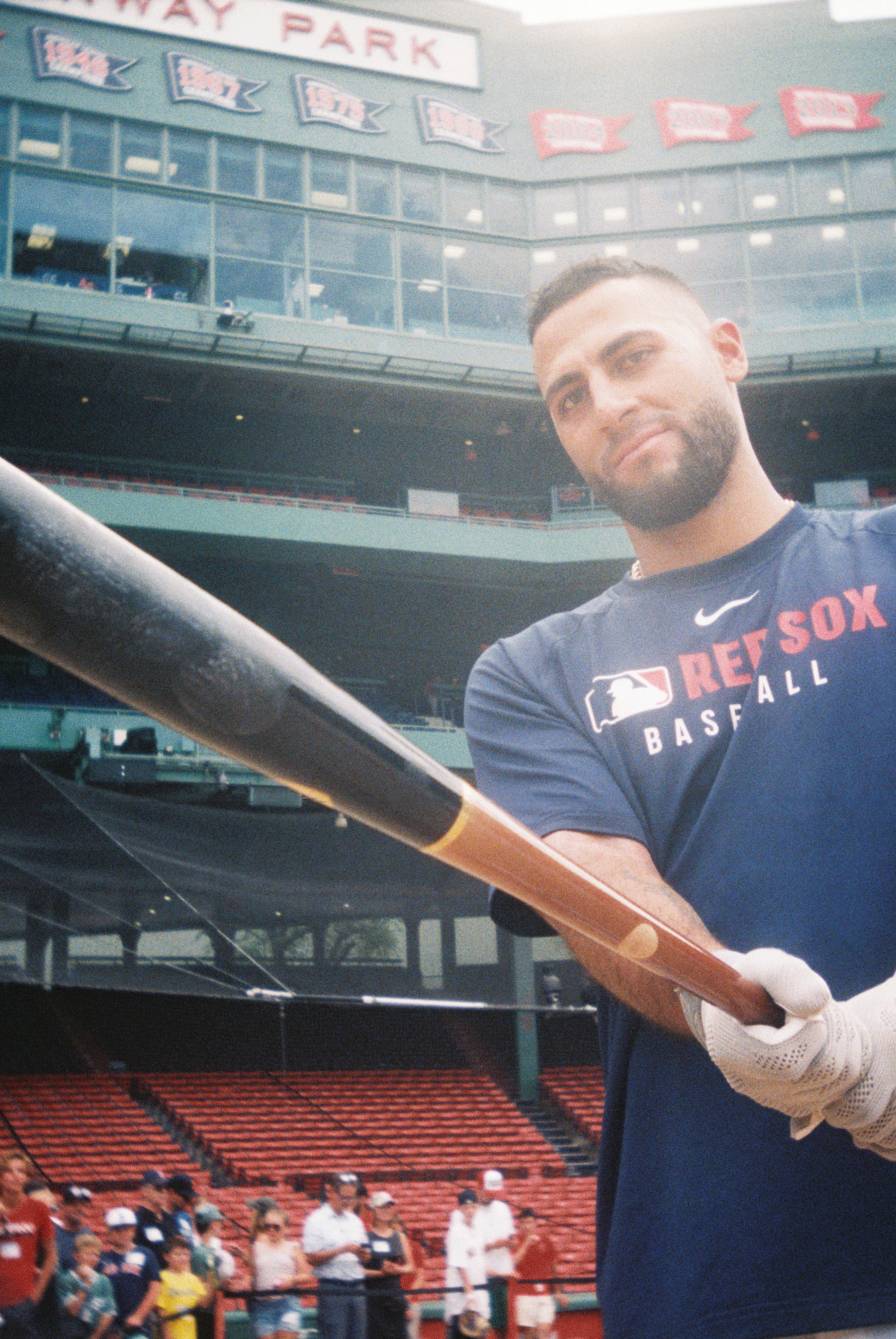 July1, 2025, Boston, MA: Abraham Toro #29 of the Boston Red Sox poses for a photo ahead of game against the Cincinnati Reds at Fenway Park in Boston, Massachusetts Saturday, June 28, 2025.  (Photo by Clay Stark/Boston Red Sox)