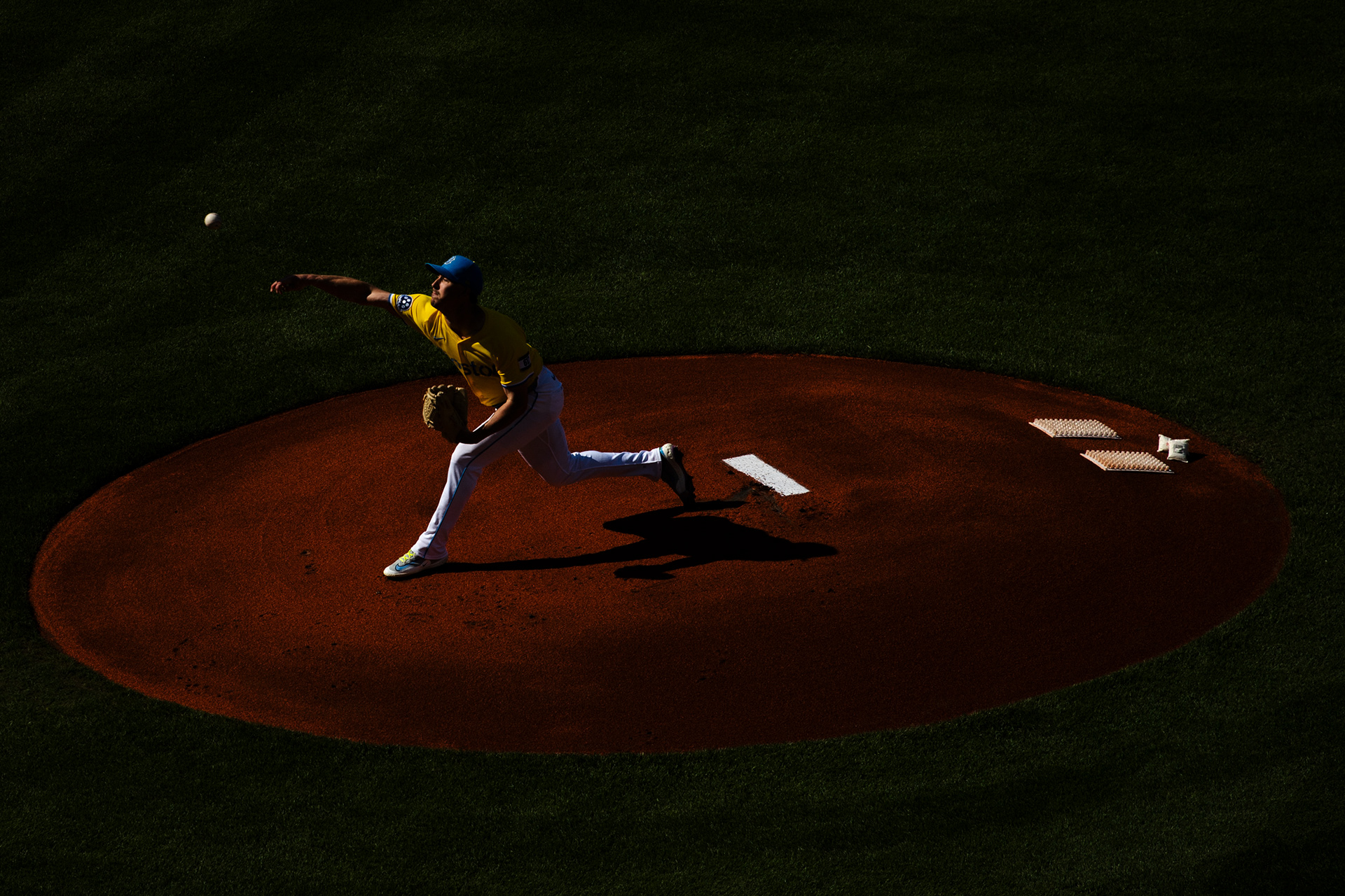August 2, 2025, Boston, MA: Walker Buehler #0 of the Boston Red Sox pitches in the first inning against the Houston Astros at Fenway Park in Boston, Massachusetts Saturday, August 2, 2025.  (Photo by Clay Stark/Boston Red Sox)