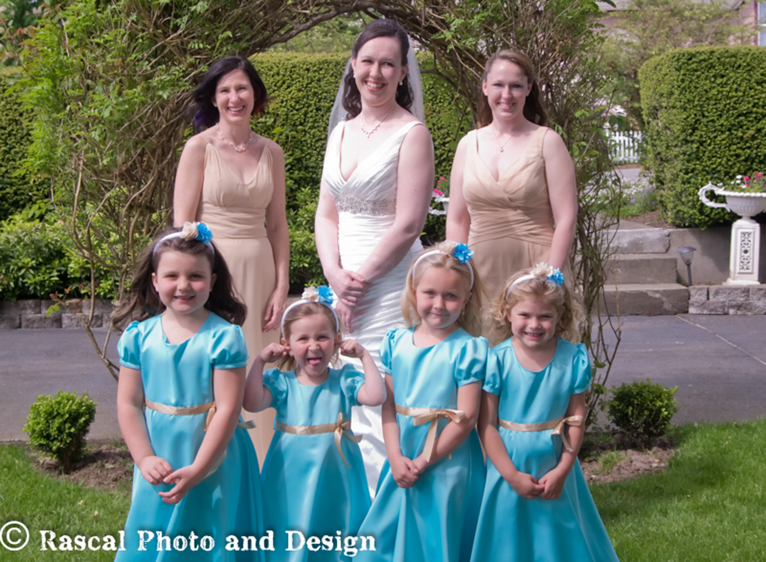 Wedding party in Seattle Washington