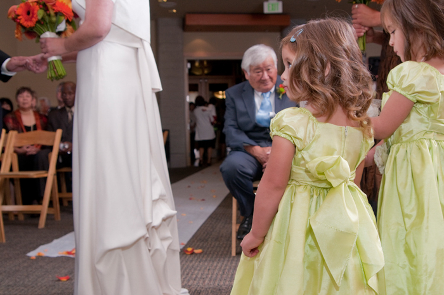 Wedding ceremony in Seattle Washington