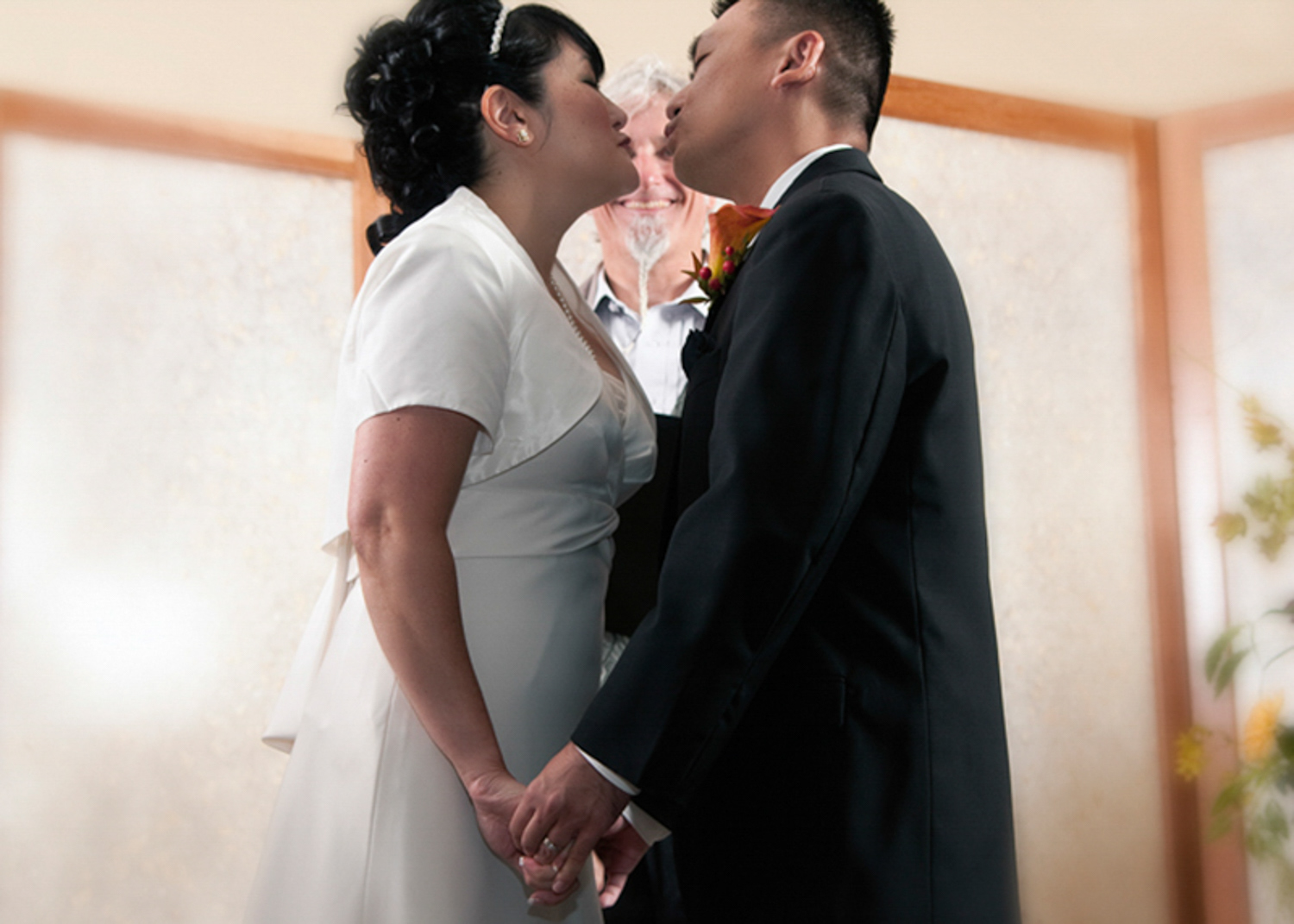 Wedding ceremony in Seattle Washington