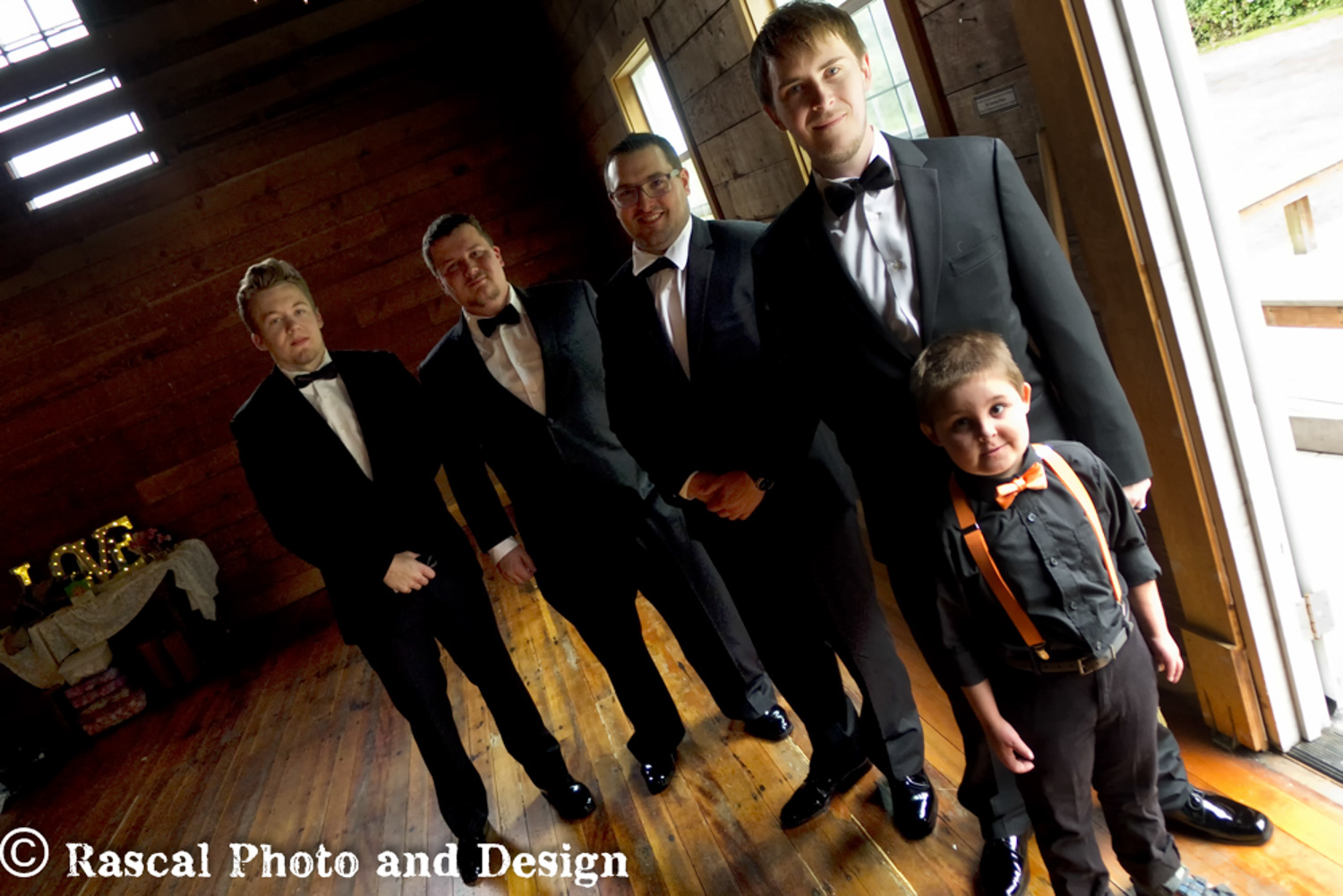 Wedding party in Seattle Washington