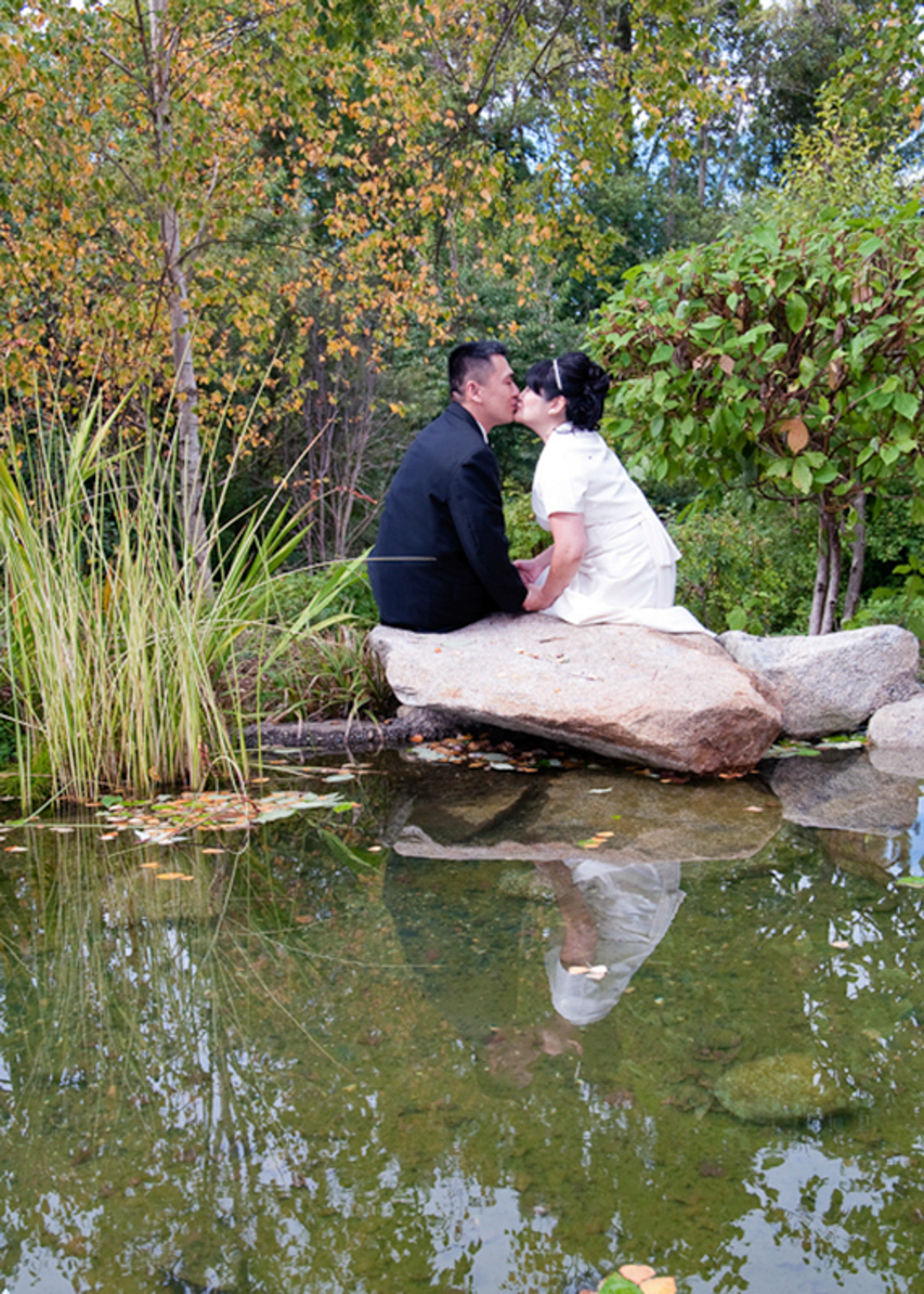 Bride and Groom in Seattle Washington