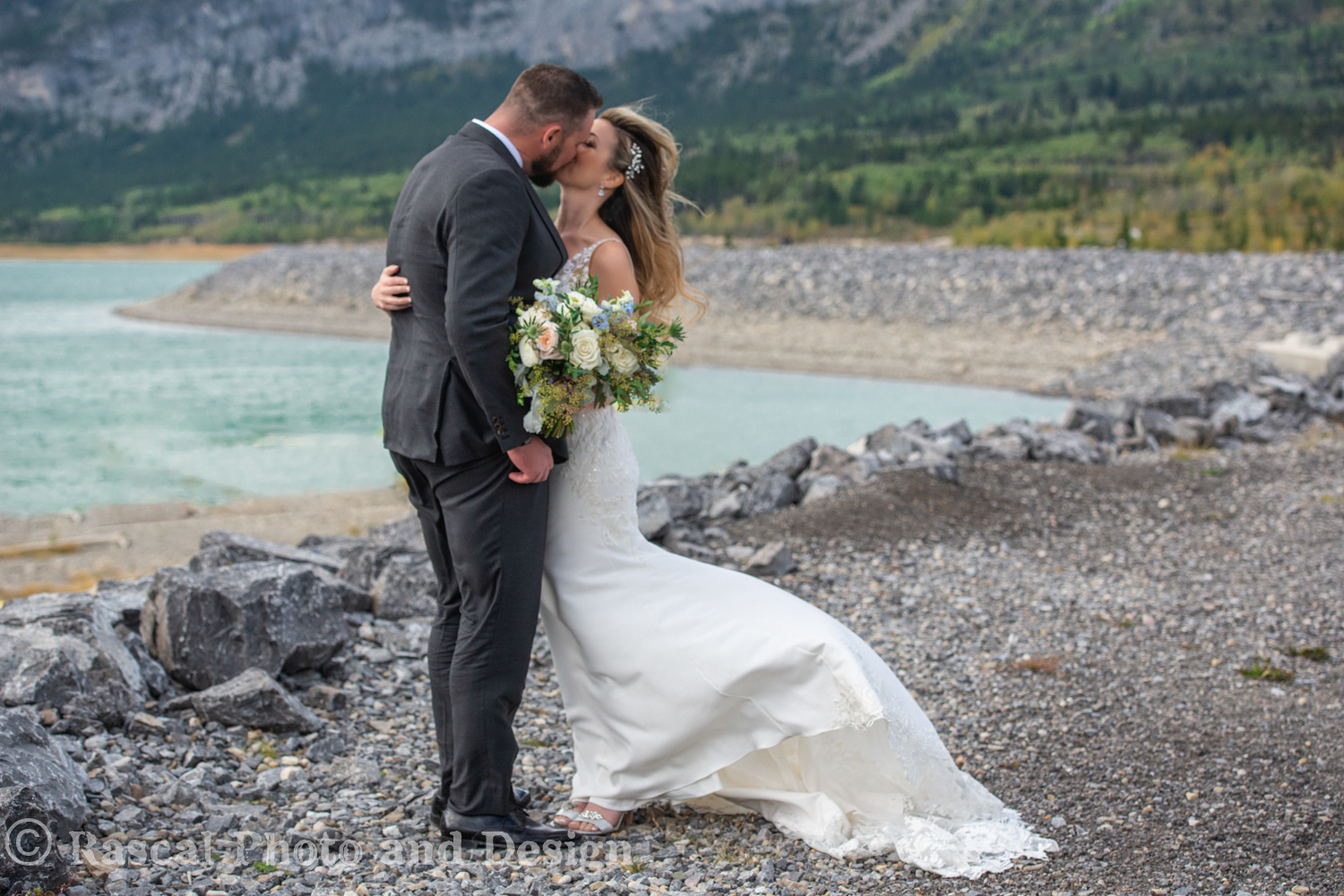 Bridal Photography session at Barrier Lake