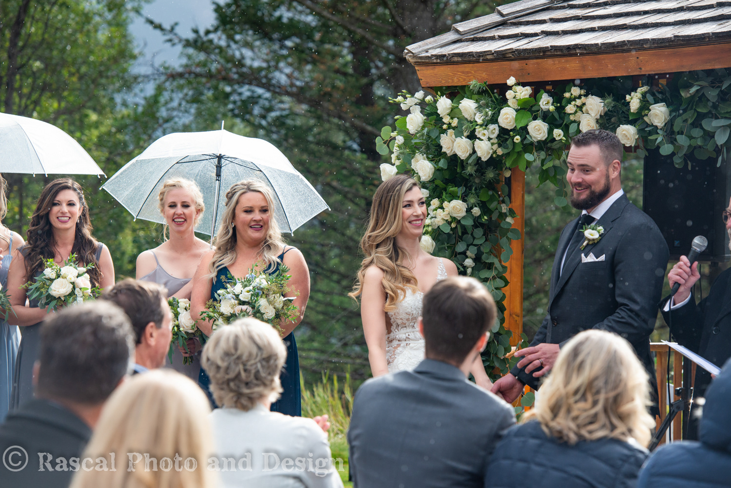 wedding at silvertip resort in Canmore Alberta